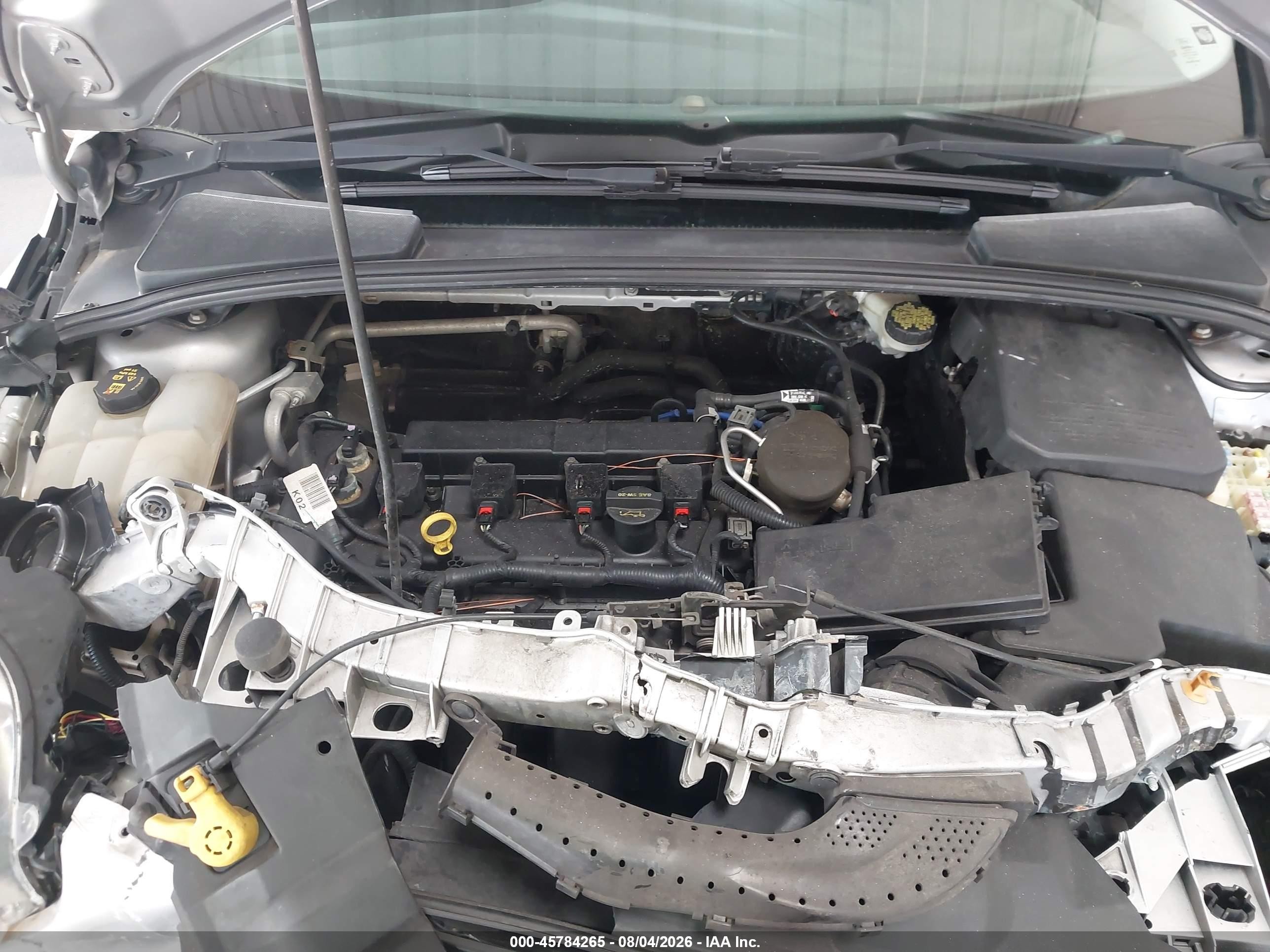 2014 Ford Focus Se Silver vin: 1FADP3F20EL166019