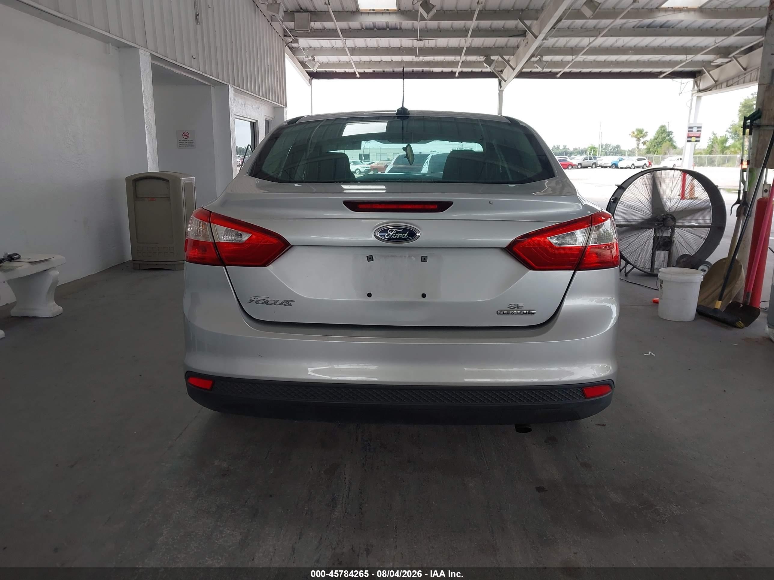 2014 Ford Focus Se Silver vin: 1FADP3F20EL166019