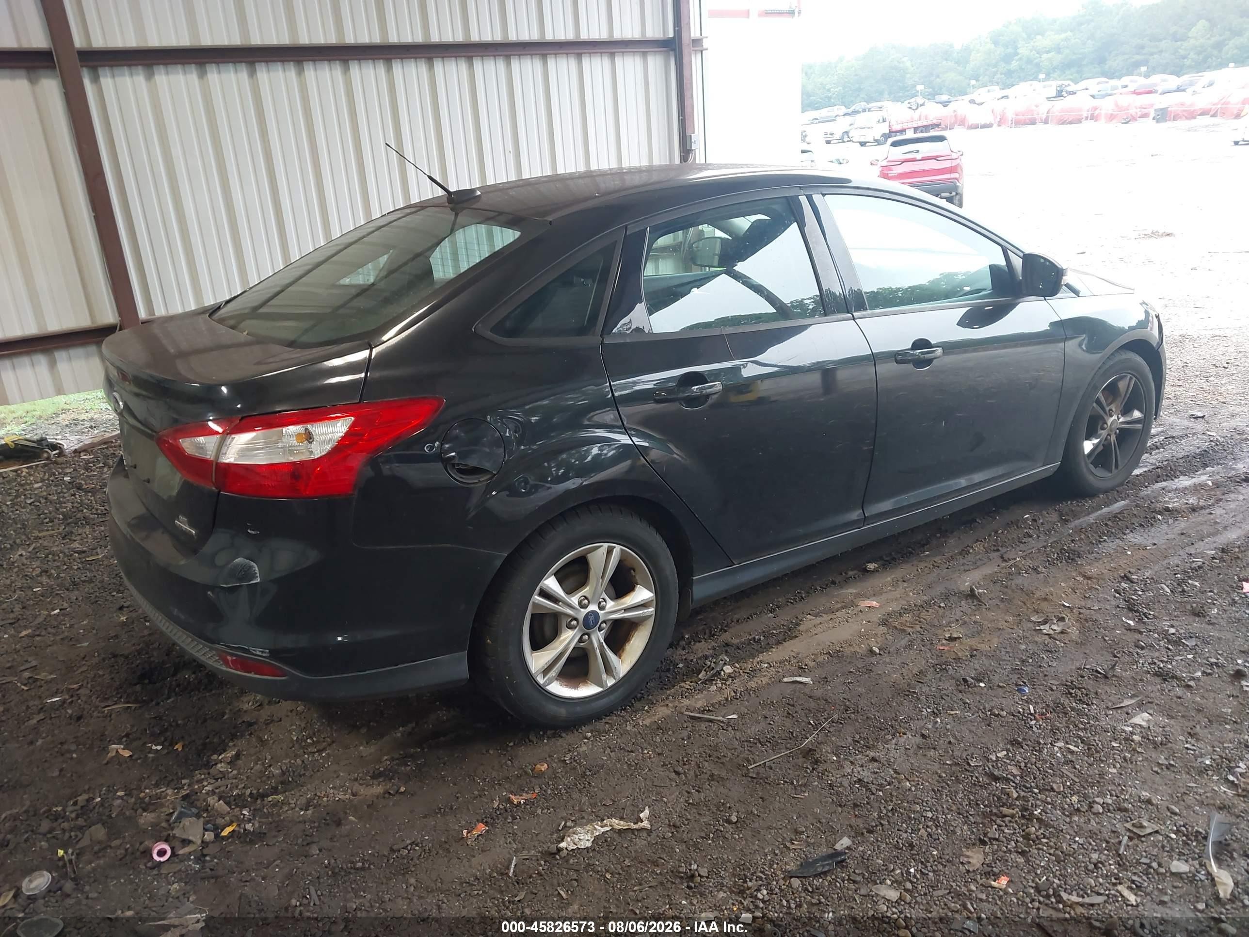 2014 Ford Focus Se Black vin: 1FADP3F20EL166750