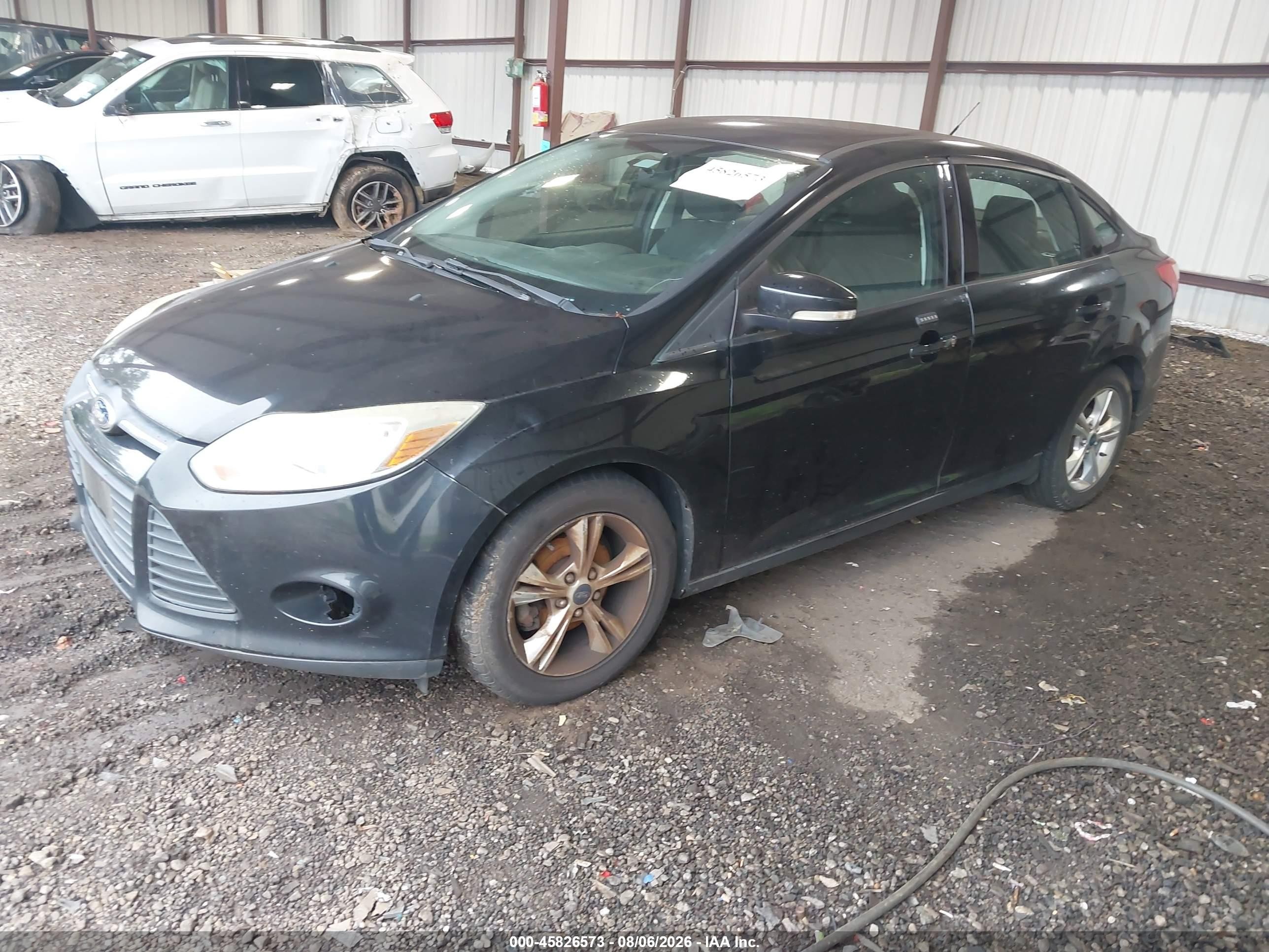 2014 Ford Focus Se Black vin: 1FADP3F20EL166750