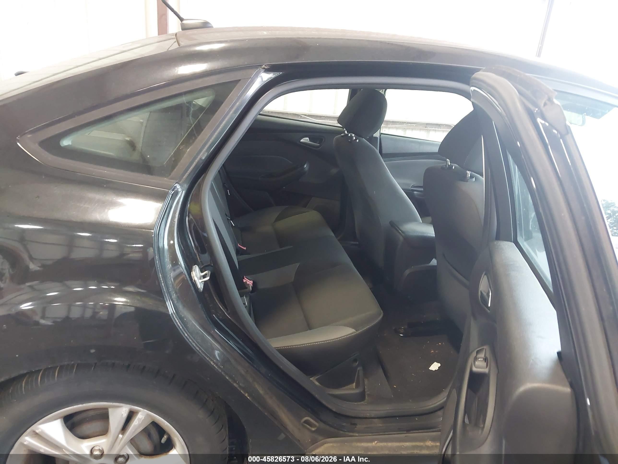 2014 Ford Focus Se Black vin: 1FADP3F20EL166750