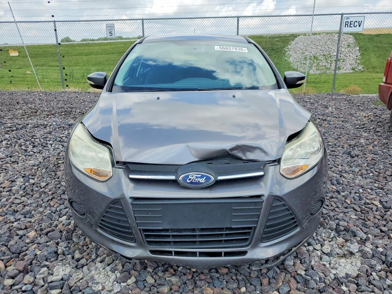 2014 Ford Focus Se Gray vin: 1FADP3F20EL167655