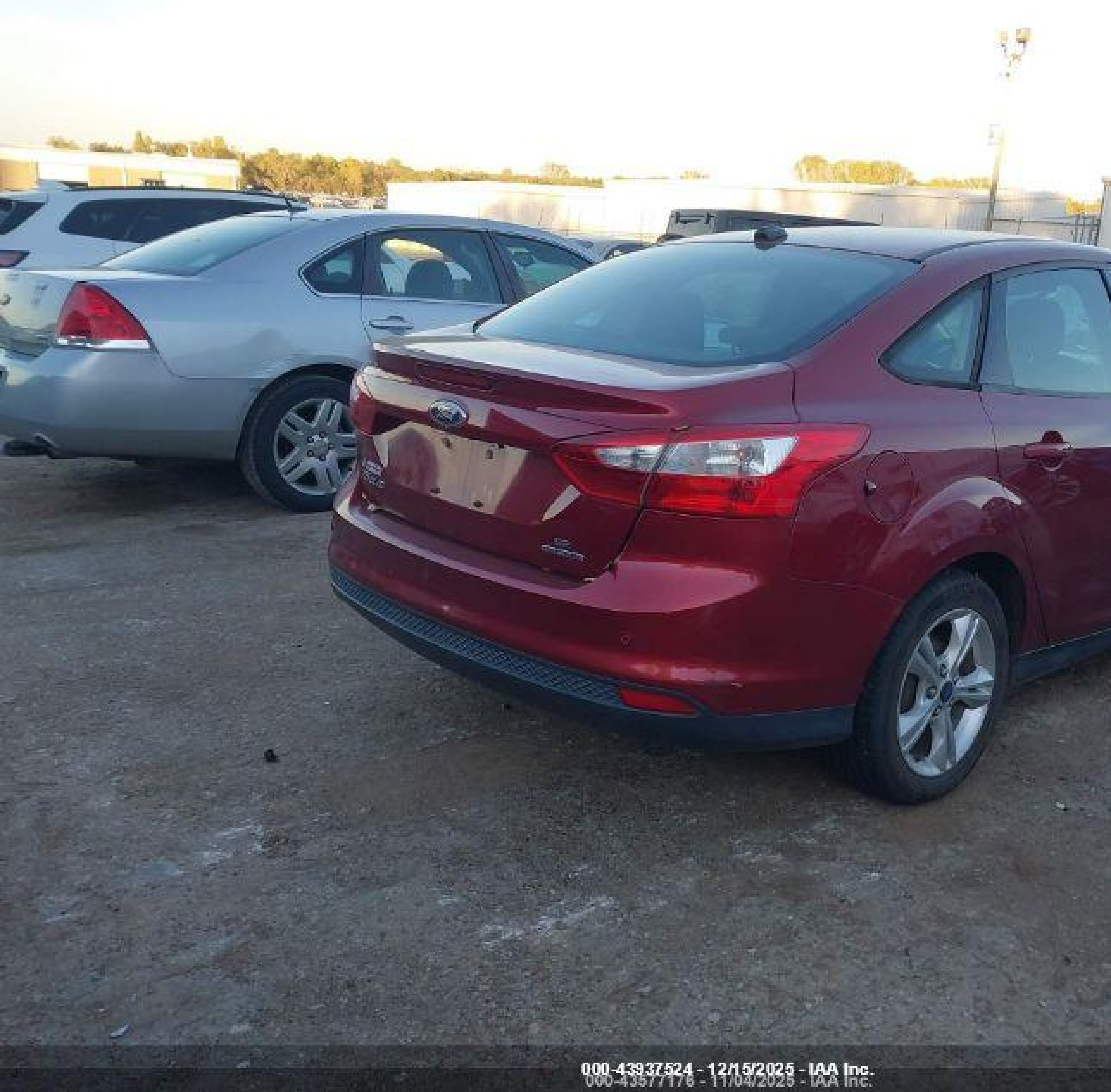 2014 Ford Focus Se Red vin: 1FADP3F20EL179756