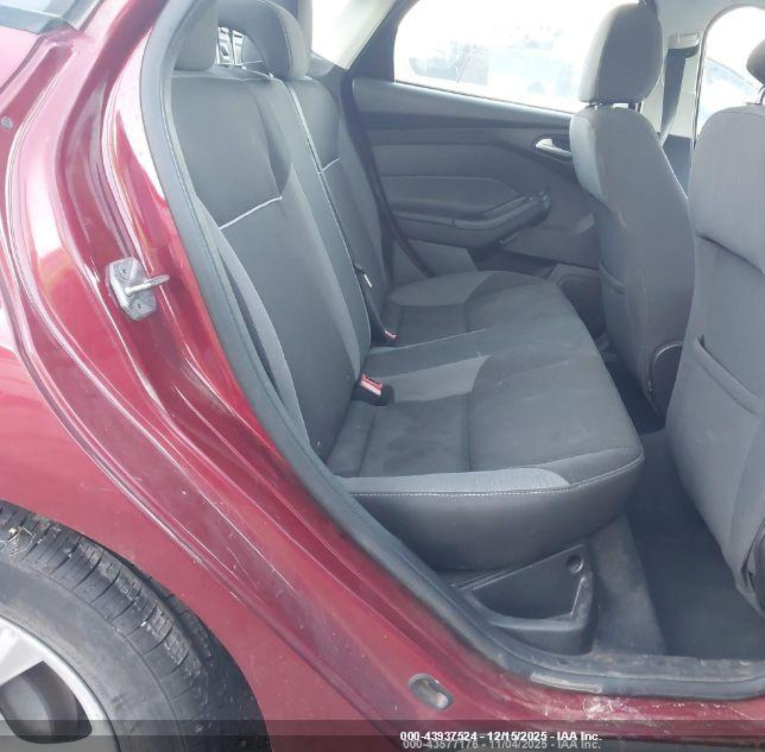 2014 Ford Focus Se Red vin: 1FADP3F20EL179756