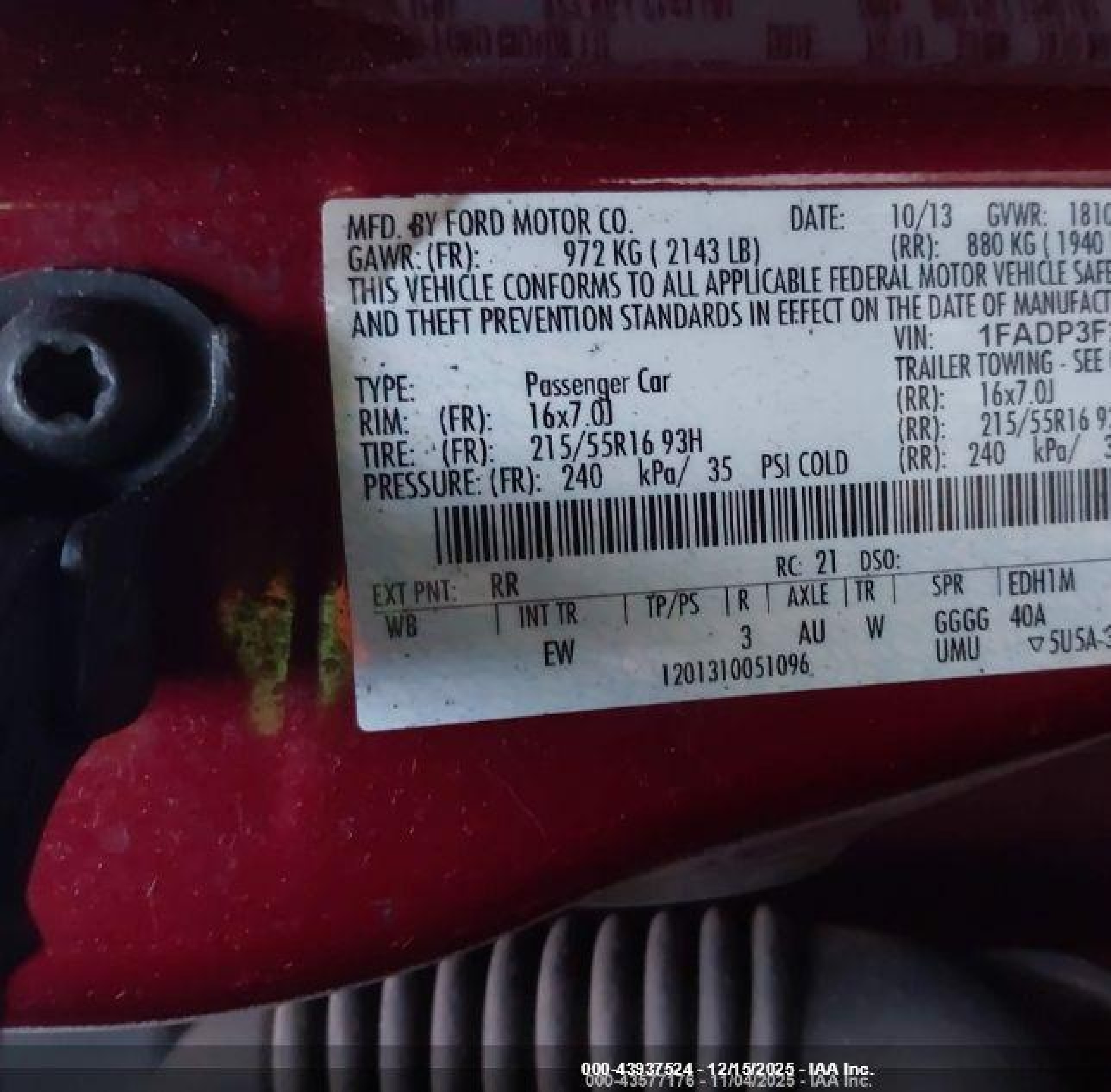2014 Ford Focus Se Red vin: 1FADP3F20EL179756