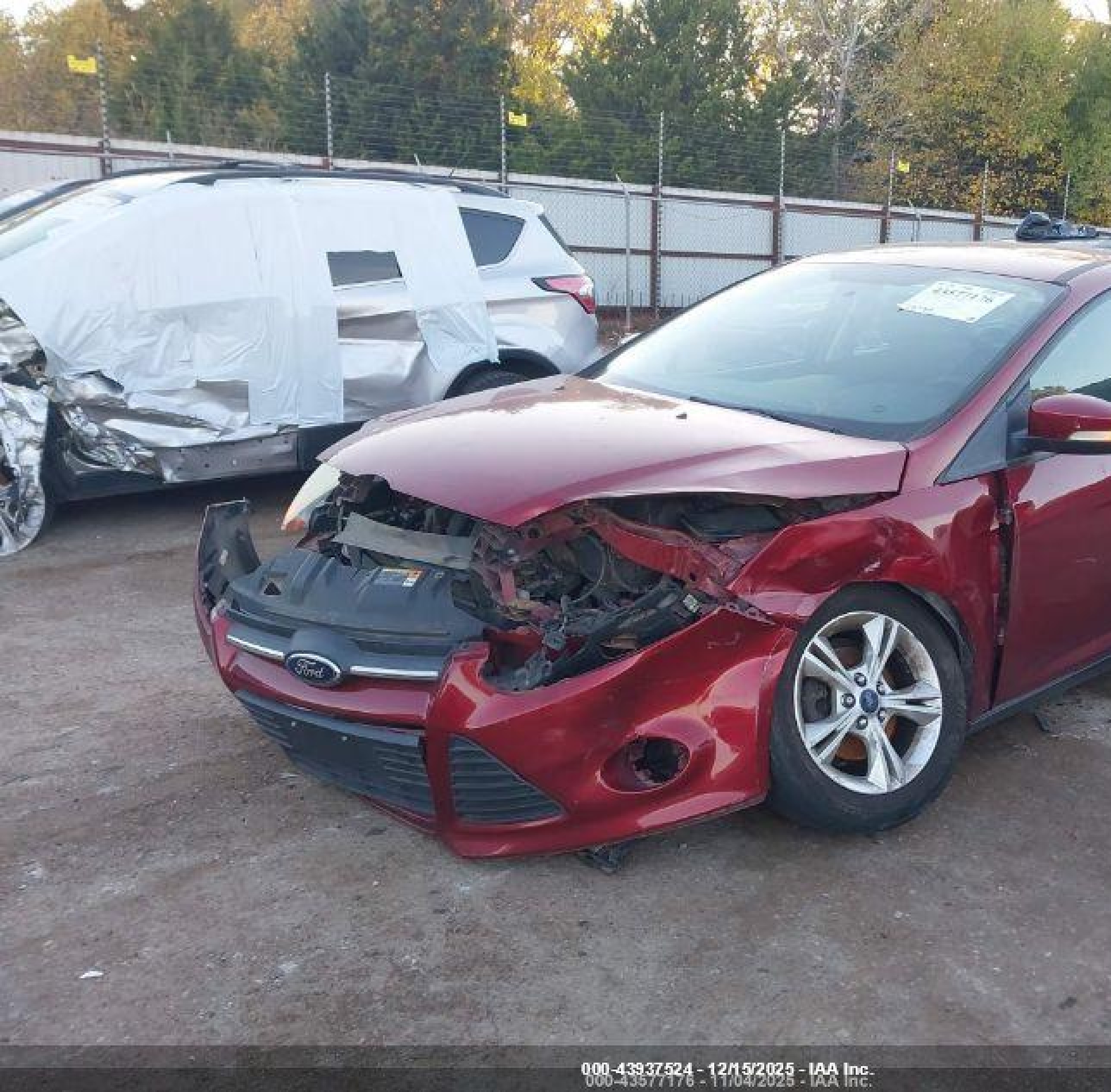 2014 Ford Focus Se Red vin: 1FADP3F20EL179756