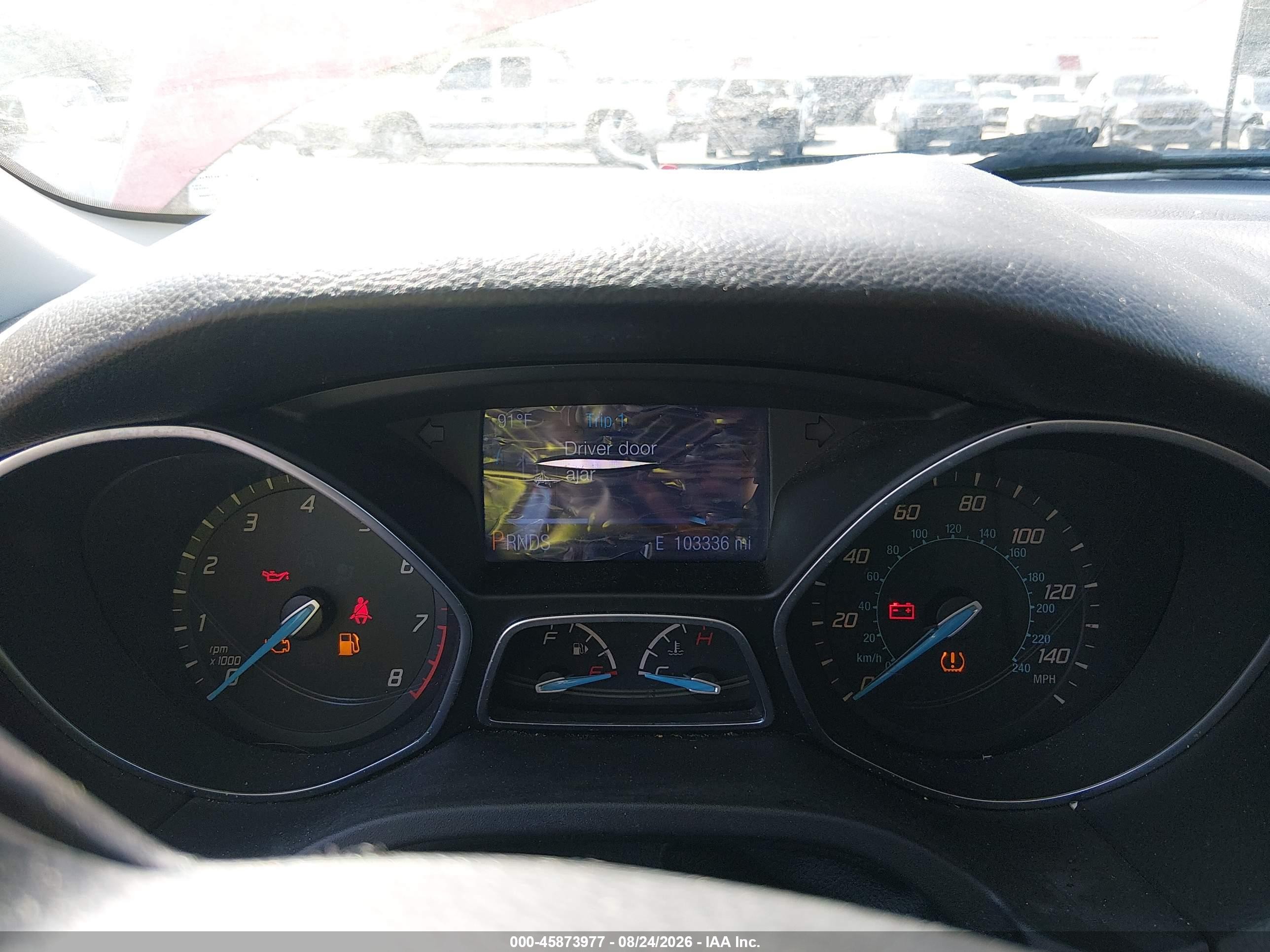 2014 Ford Focus Se Red vin: 1FADP3F20EL191082