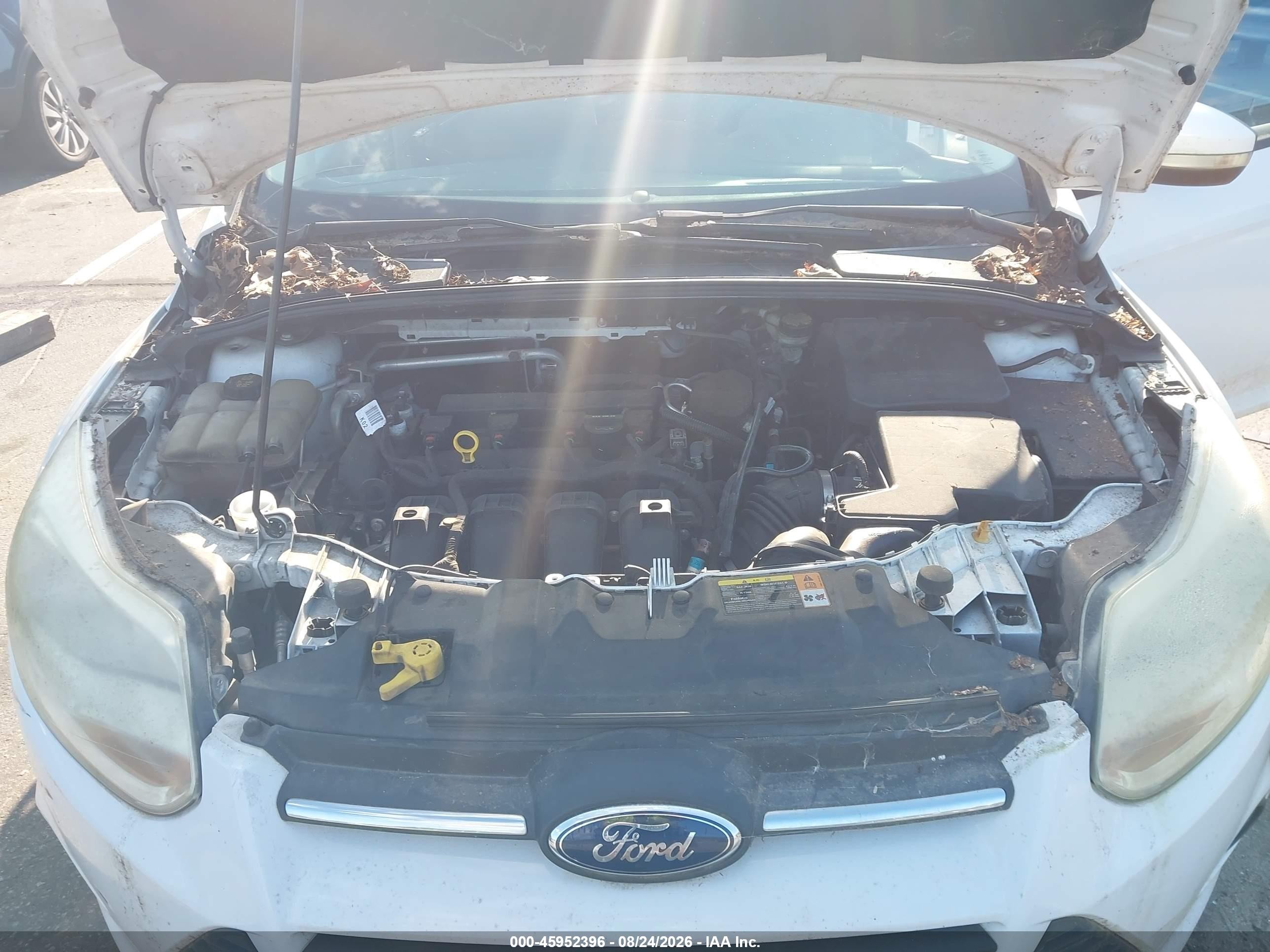 2014 Ford Focus Se Белый vin: 1FADP3F20EL203148