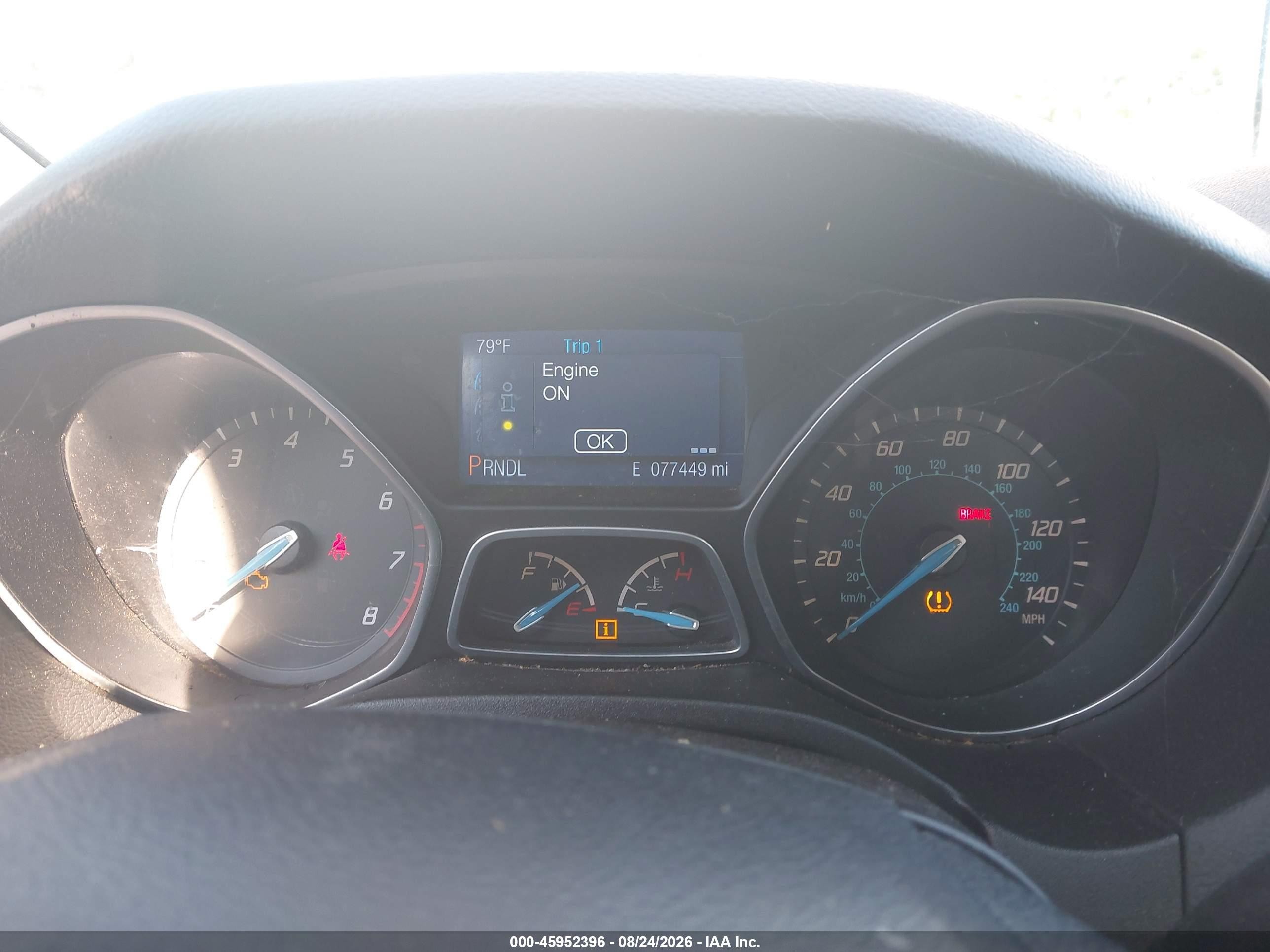 2014 Ford Focus Se Белый vin: 1FADP3F20EL203148