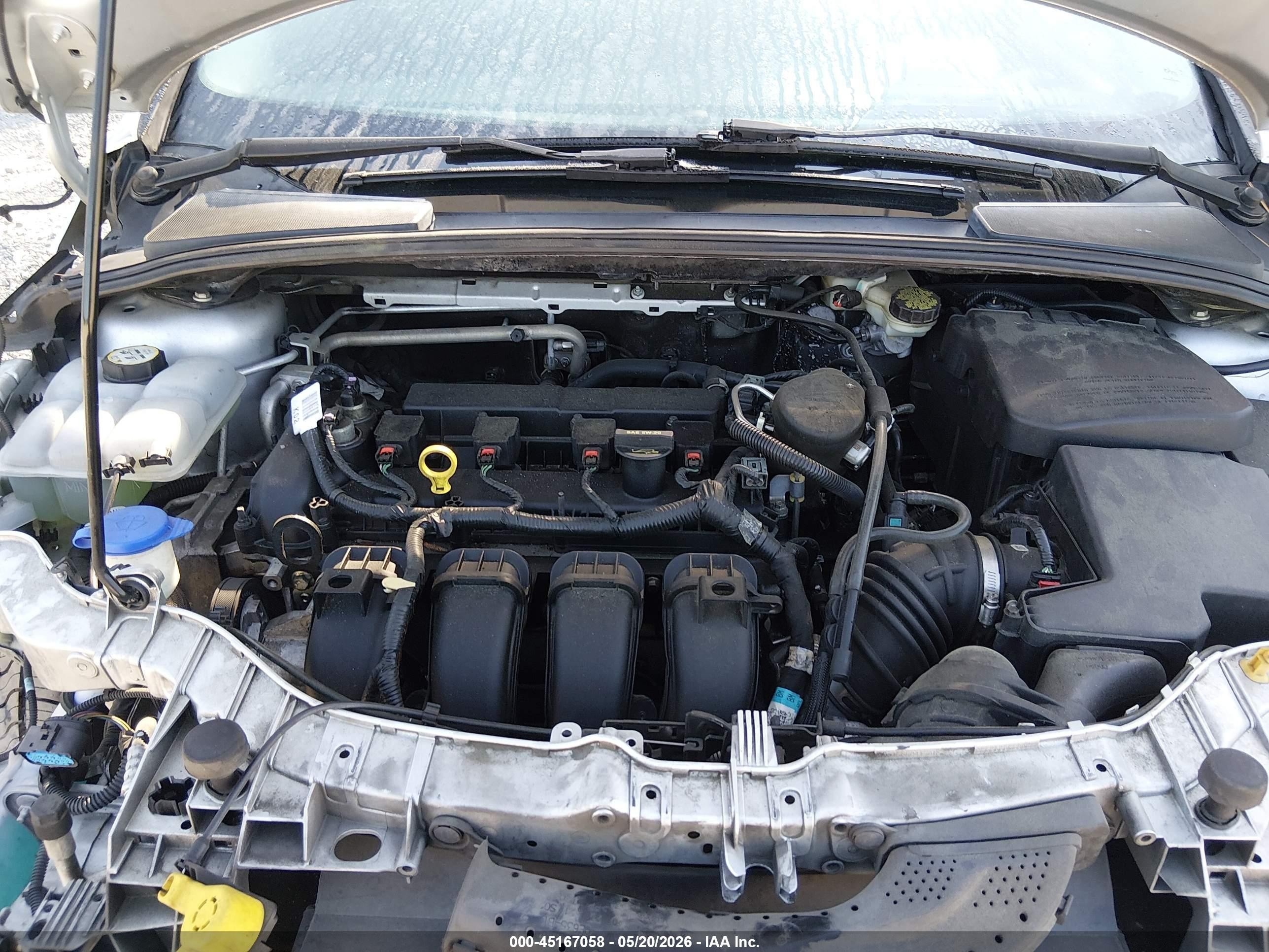 2014 Ford Focus Se Silver vin: 1FADP3F20EL216207