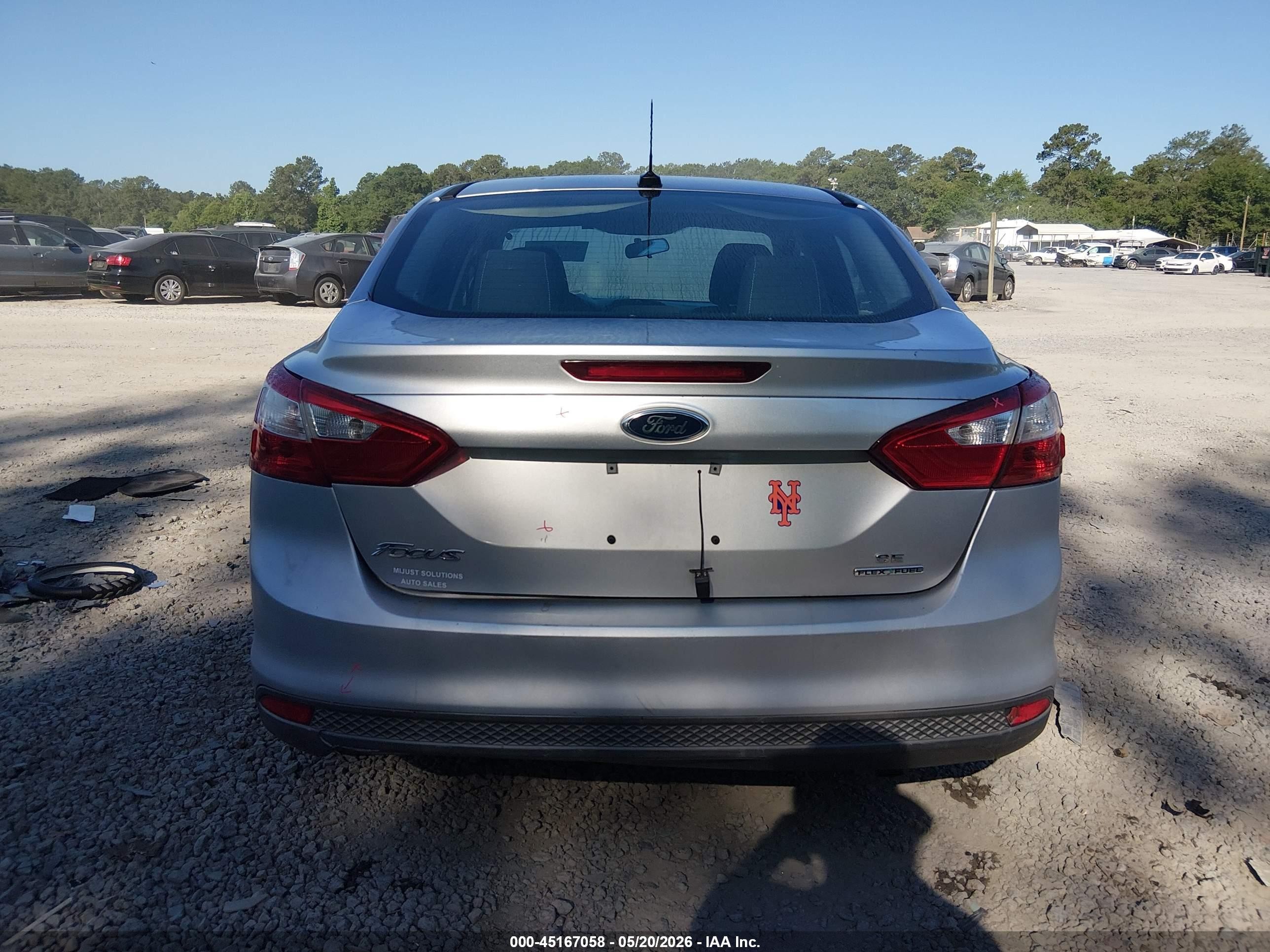 2014 Ford Focus Se Silver vin: 1FADP3F20EL216207