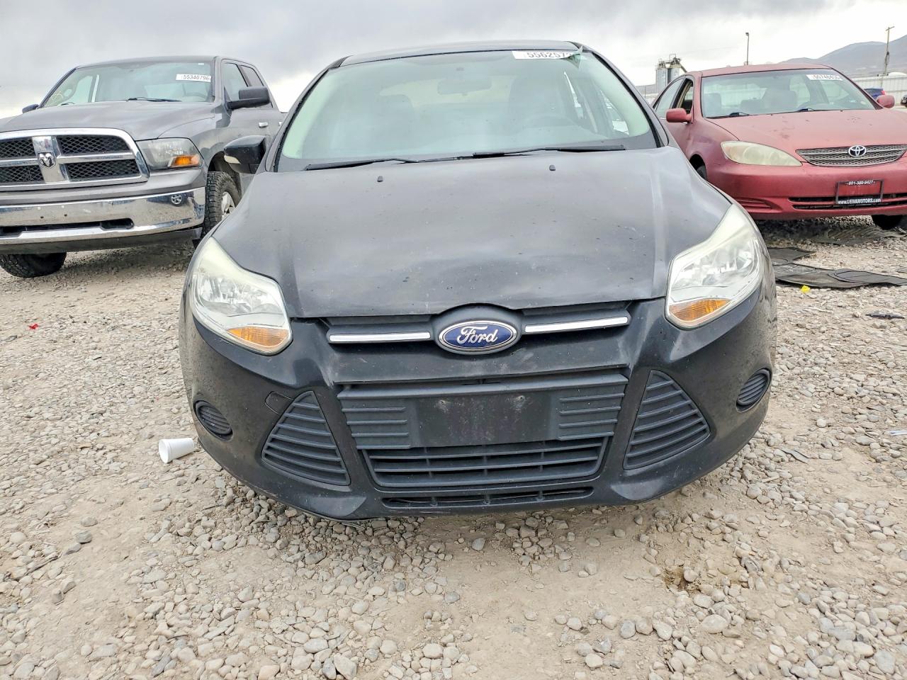 2014 Ford Focus Se Черный vin: 1FADP3F20EL224551