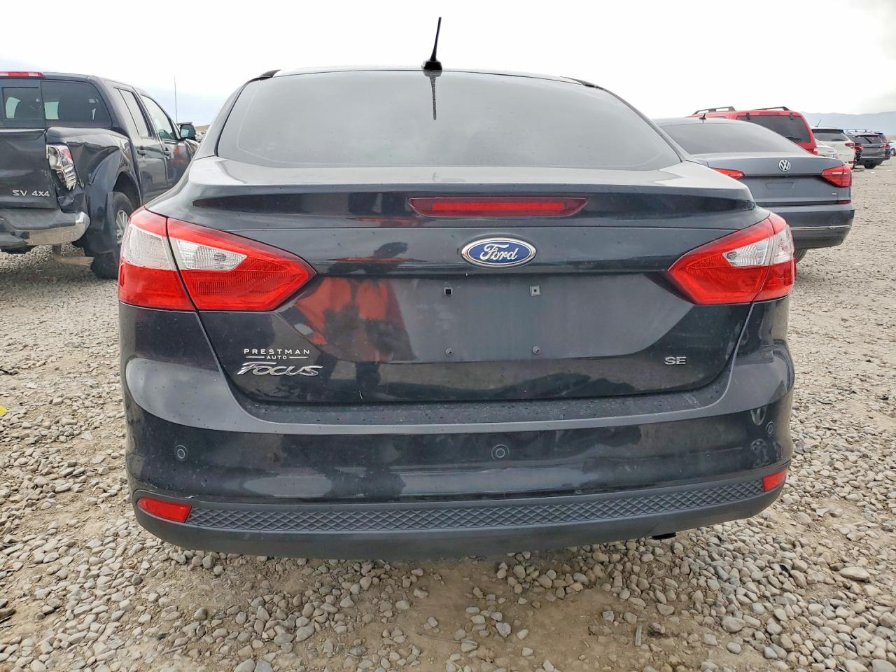 2014 Ford Focus Se Черный vin: 1FADP3F20EL224551