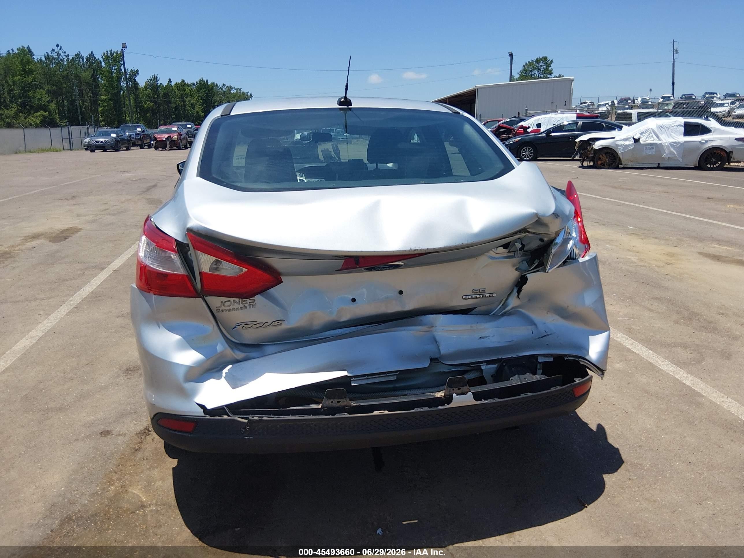 2014 Ford Focus Se Silver vin: 1FADP3F20EL227529