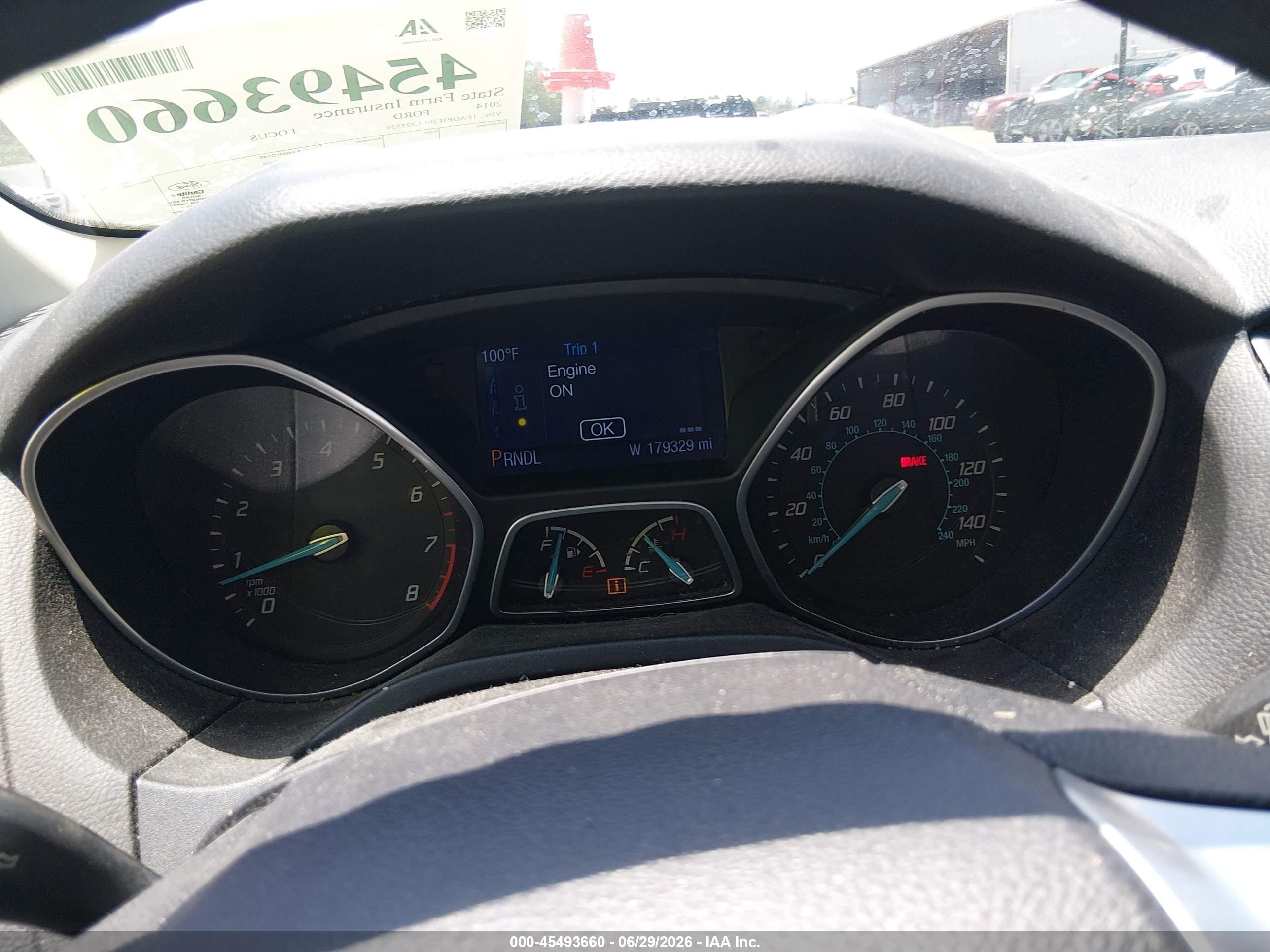 2014 Ford Focus Se Silver vin: 1FADP3F20EL227529
