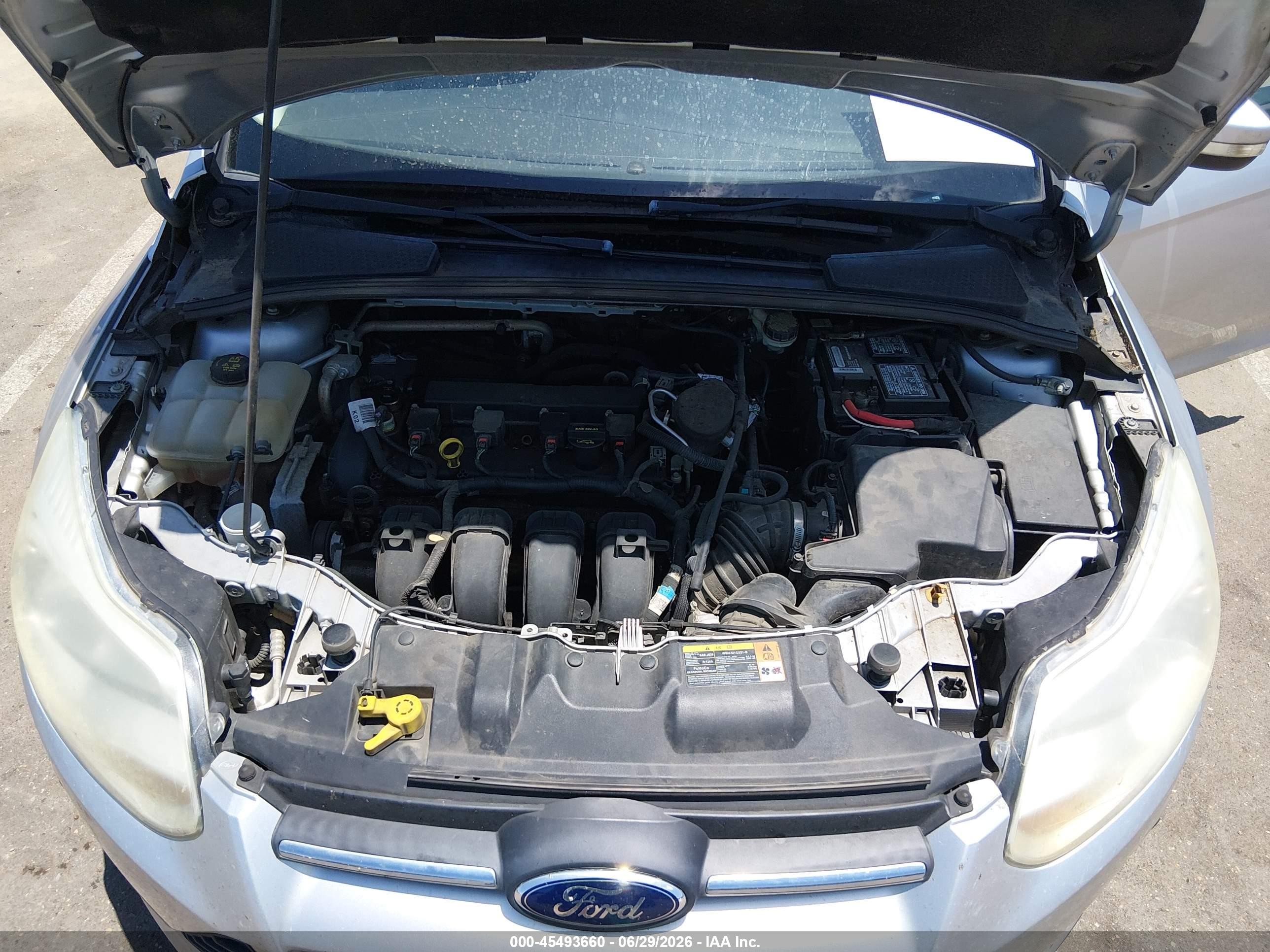2014 Ford Focus Se Silver vin: 1FADP3F20EL227529