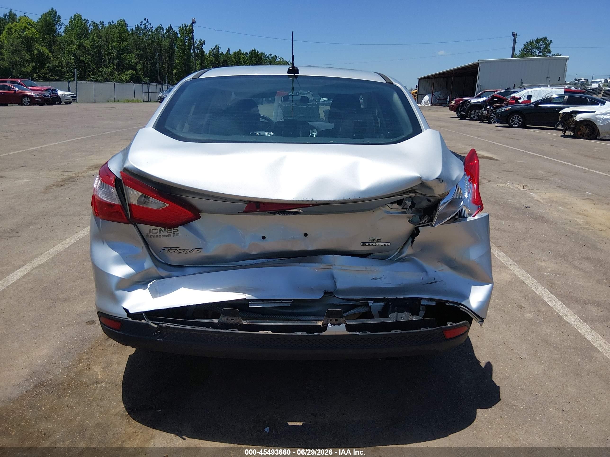 2014 Ford Focus Se Silver vin: 1FADP3F20EL227529