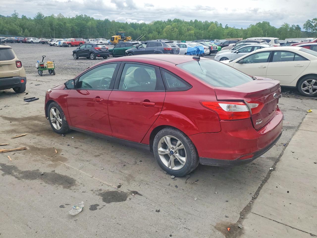 2014 Ford Focus Se Burgundy vin: 1FADP3F20EL243522
