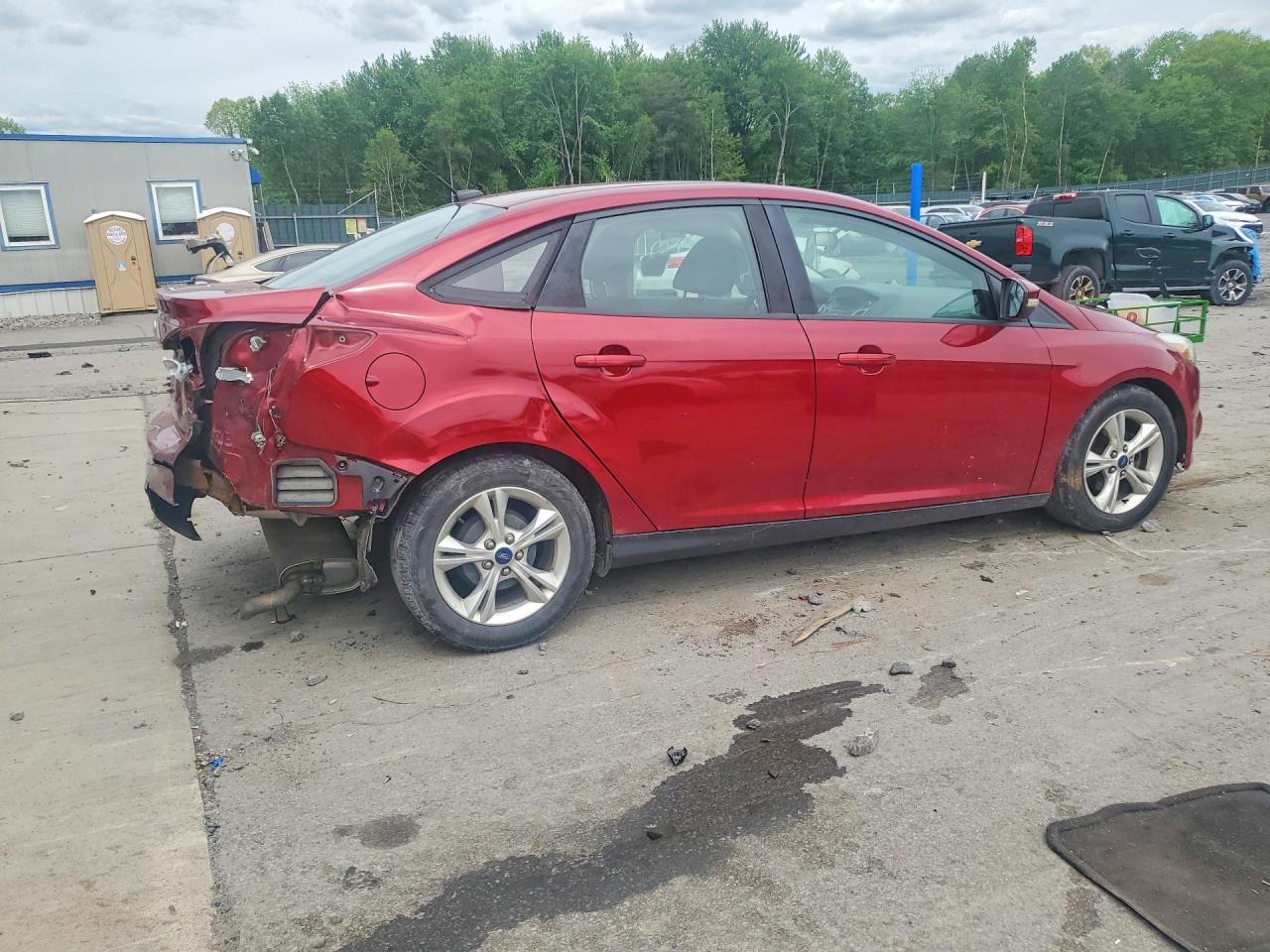 2014 Ford Focus Se Burgundy vin: 1FADP3F20EL243522