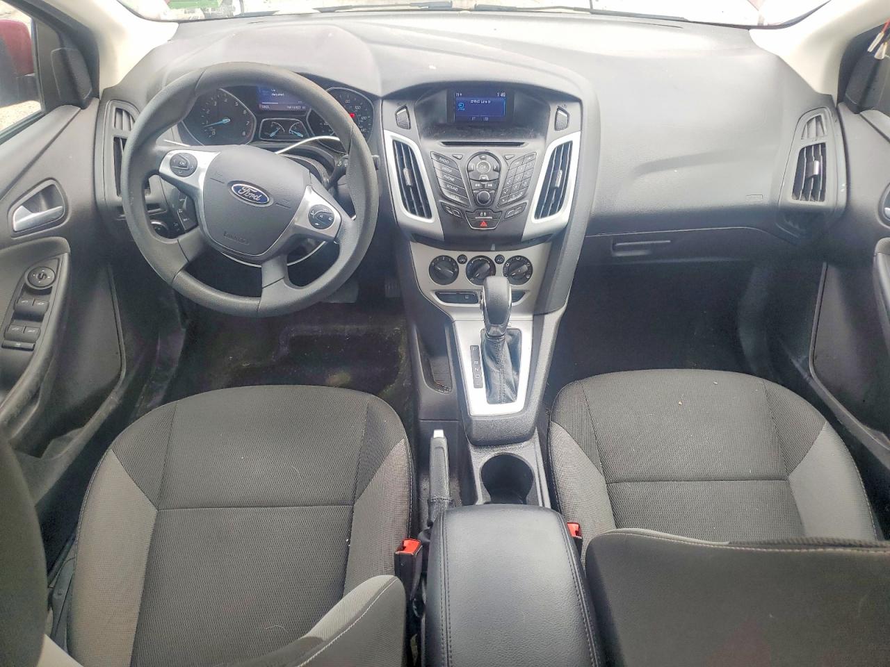 2014 Ford Focus Se Burgundy vin: 1FADP3F20EL243522