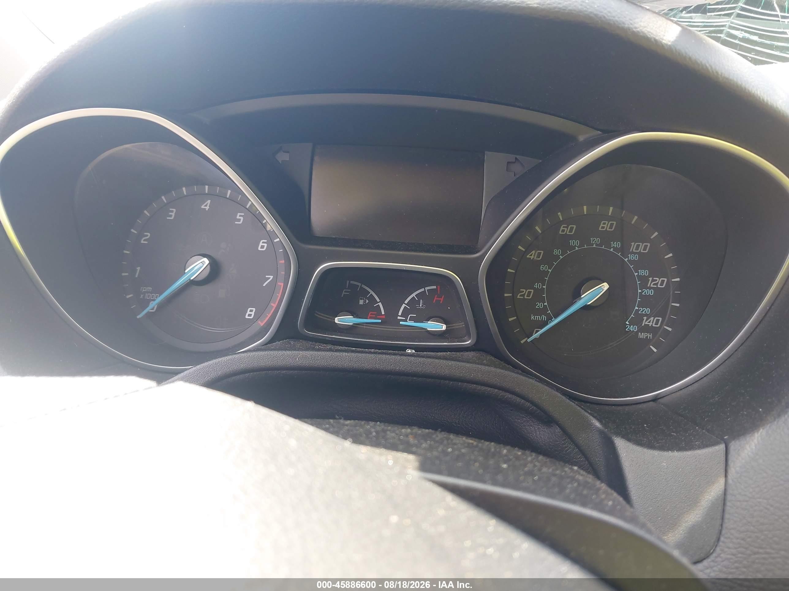 2014 Ford Focus Se Gray vin: 1FADP3F20EL245481