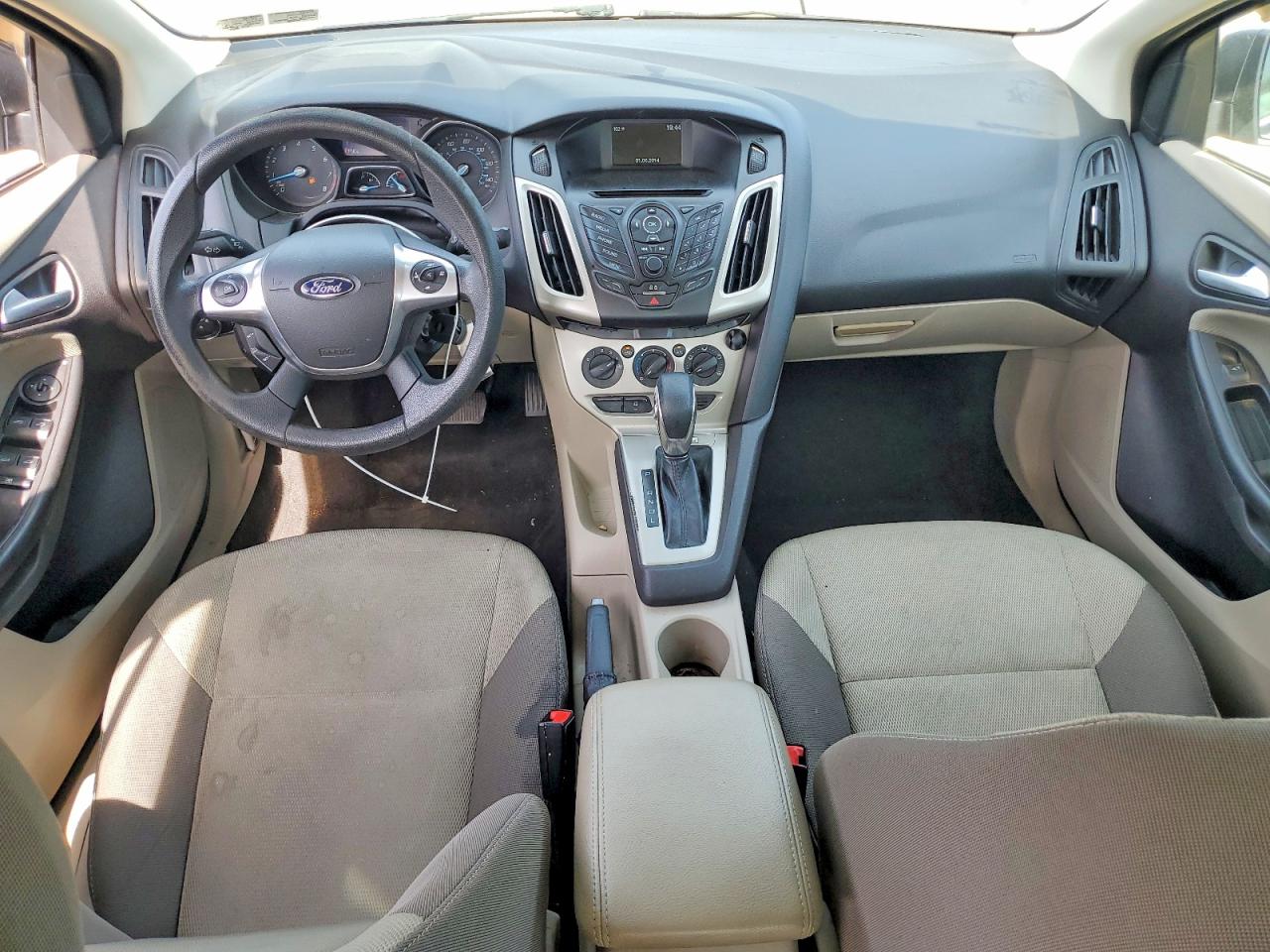 2014 Ford Focus Se Gray vin: 1FADP3F20EL251233
