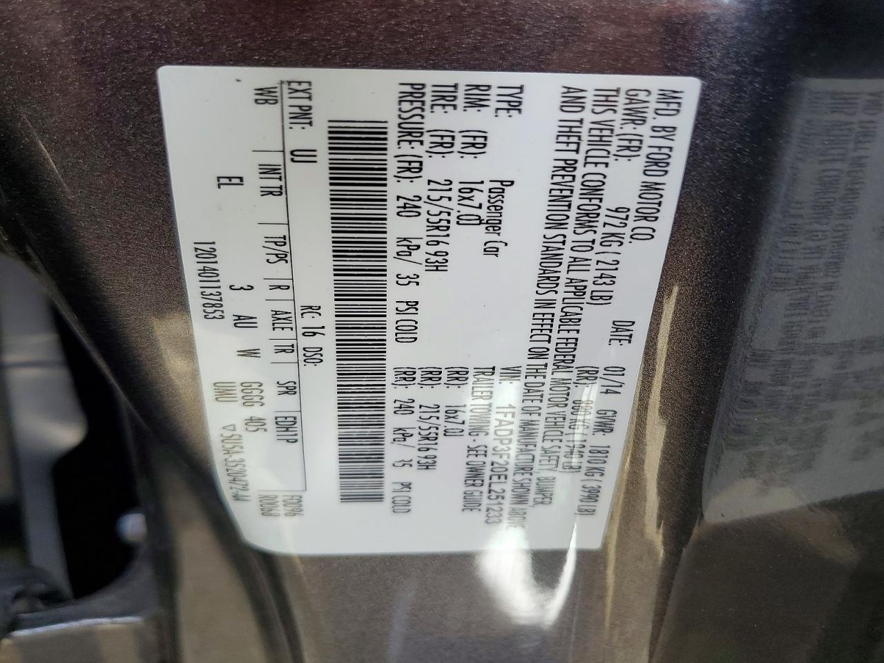 2014 Ford Focus Se Gray vin: 1FADP3F20EL251233