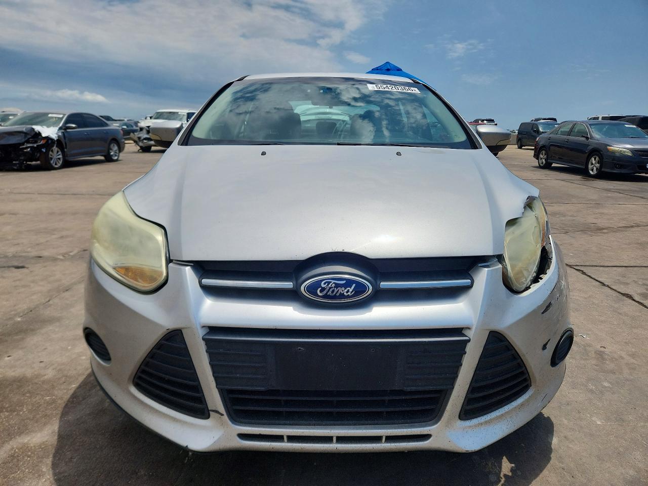 2014 Ford Focus Silver vin: 1FADP3F20EL265570