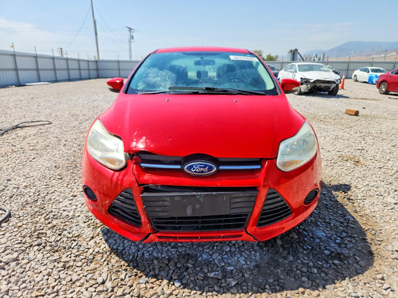 2014 Ford Focus Se Red vin: 1FADP3F20EL266623