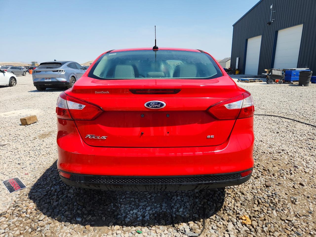 2014 Ford Focus Se Red vin: 1FADP3F20EL266623