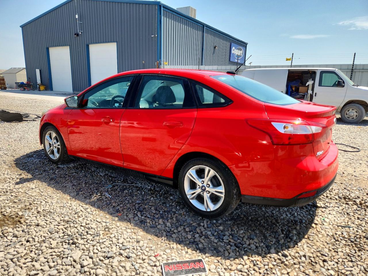 2014 Ford Focus Se Red vin: 1FADP3F20EL266623