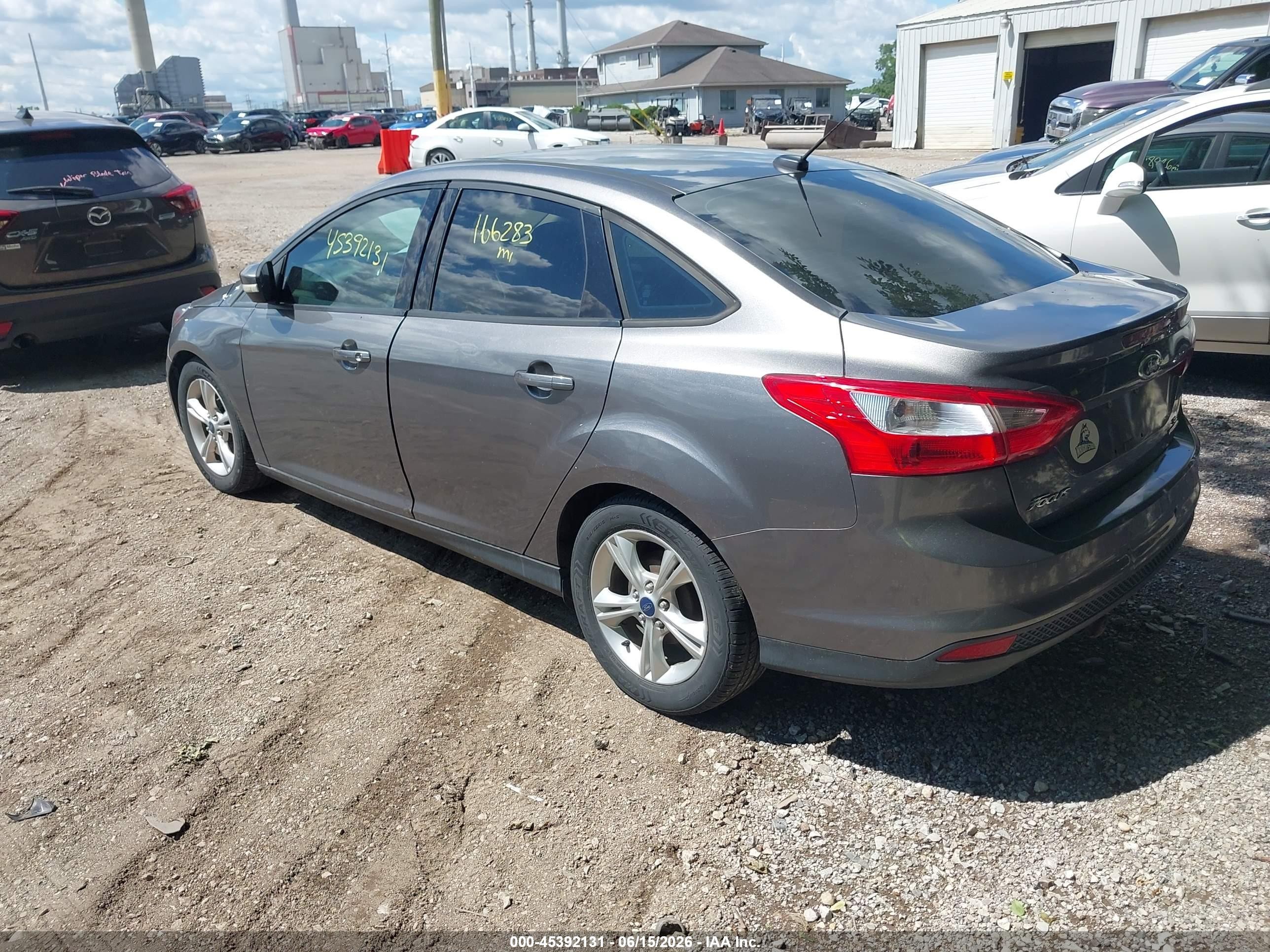 2014 Ford Focus Se Gray vin: 1FADP3F20EL280912
