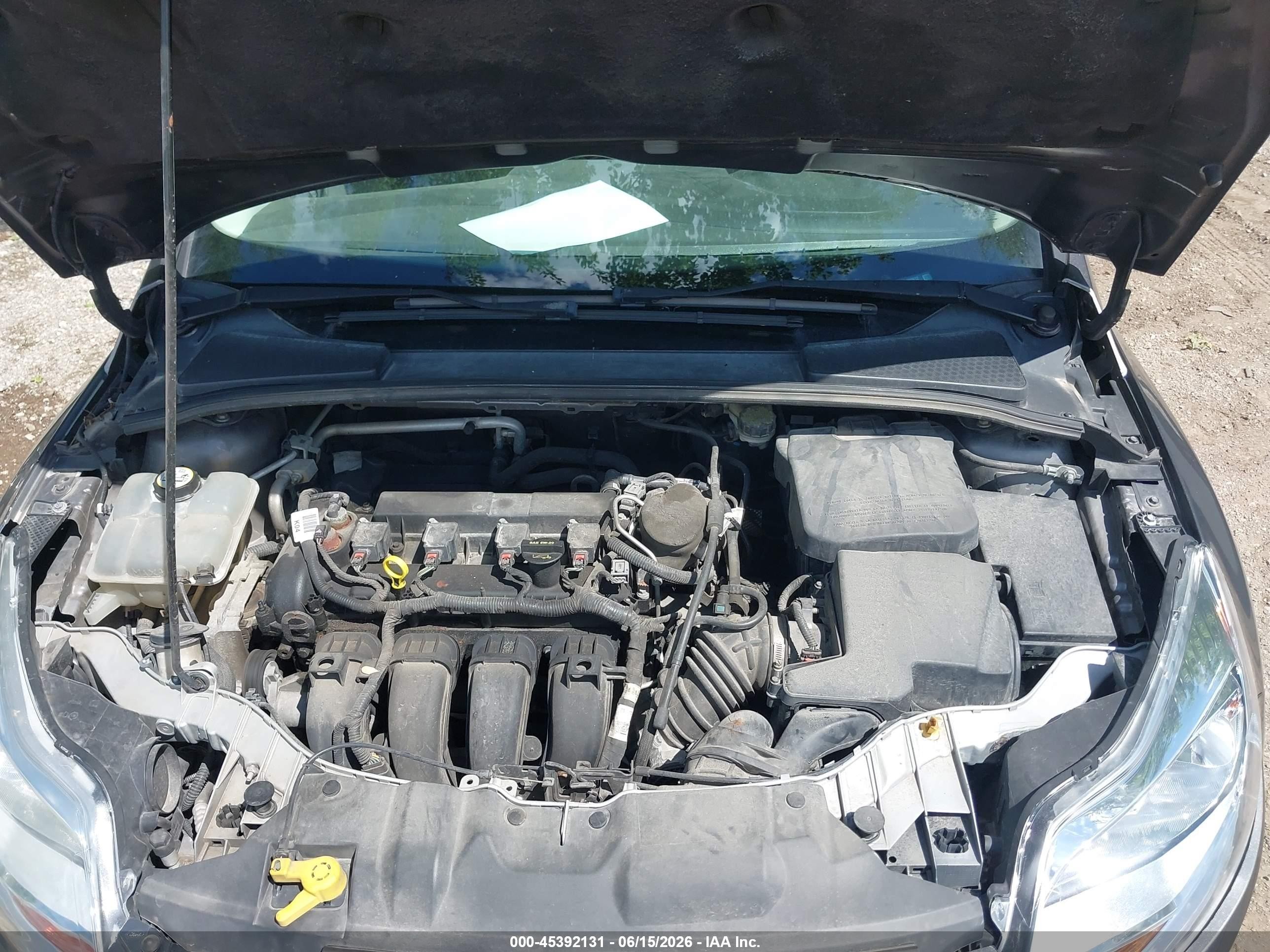 2014 Ford Focus Se Gray vin: 1FADP3F20EL280912