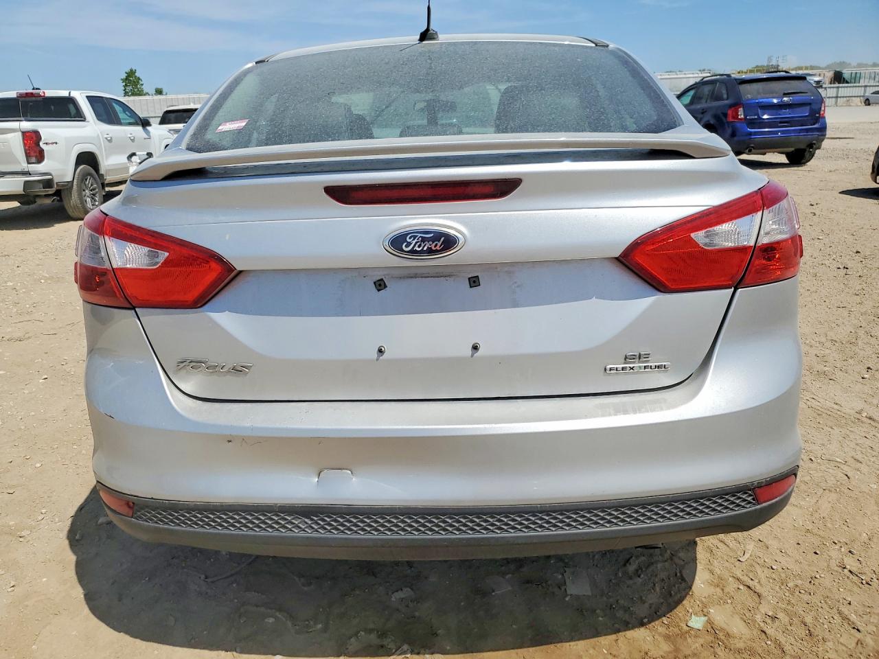 2014 Ford Focus Se Silver vin: 1FADP3F20EL288637