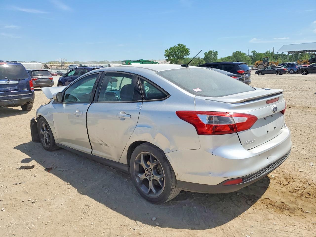 2014 Ford Focus Se Silver vin: 1FADP3F20EL288637