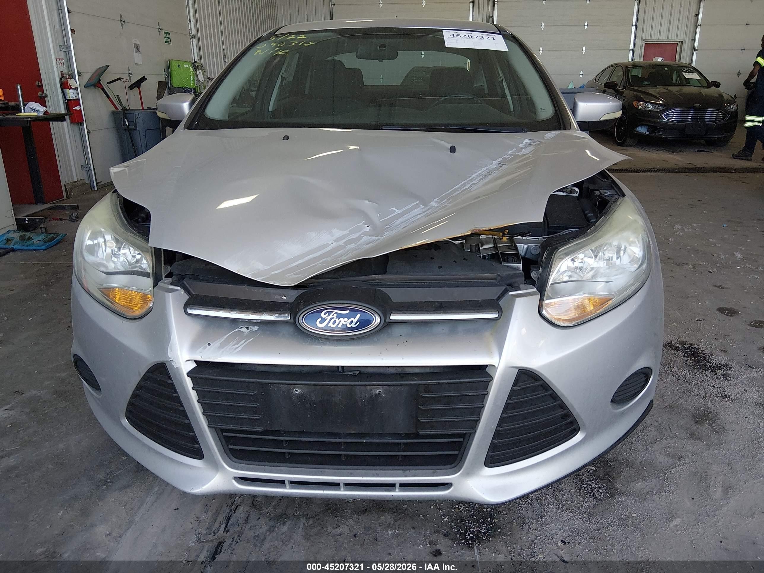 2014 Ford Focus Se Silver vin: 1FADP3F20EL311544