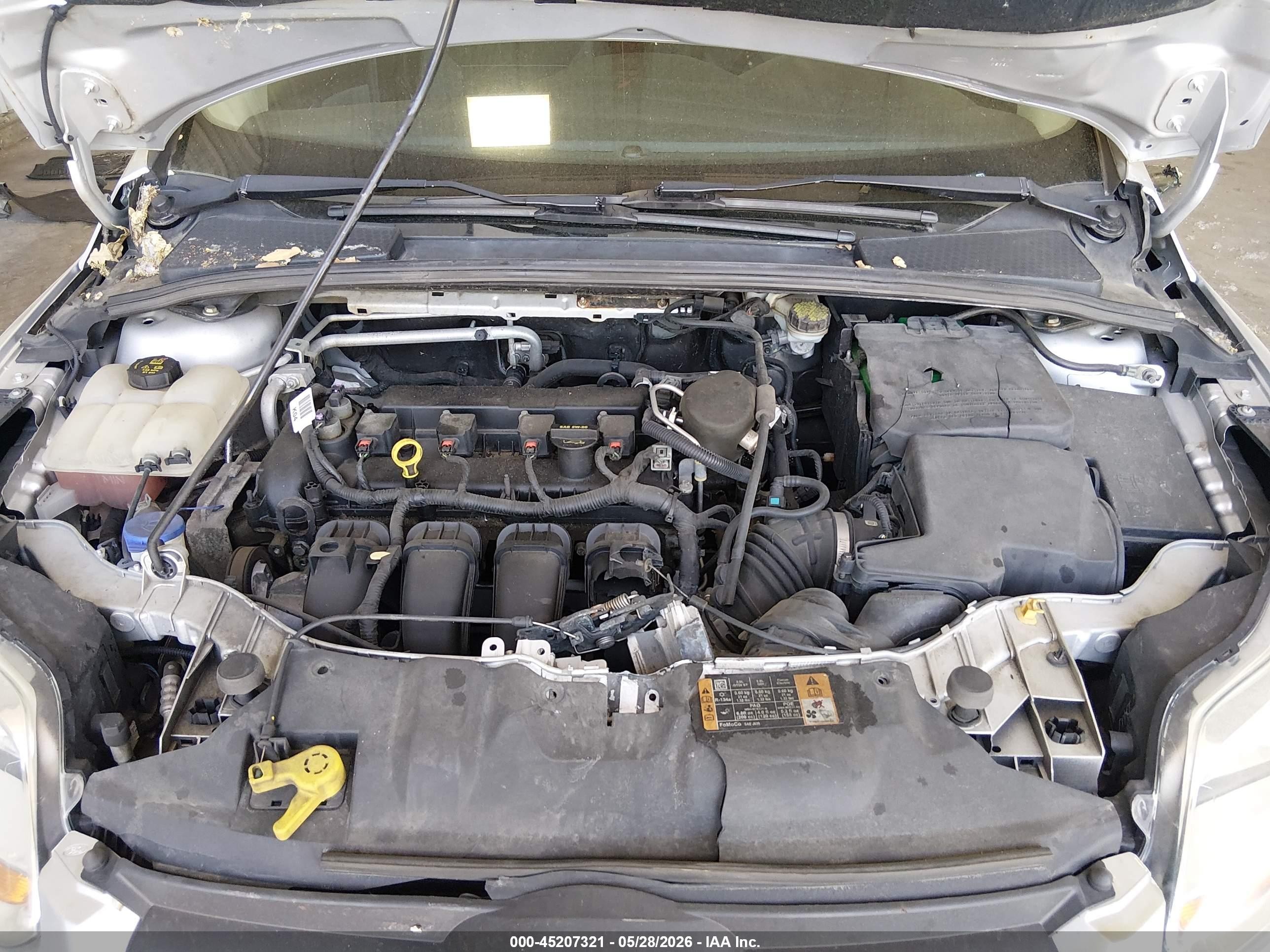 2014 Ford Focus Se Silver vin: 1FADP3F20EL311544