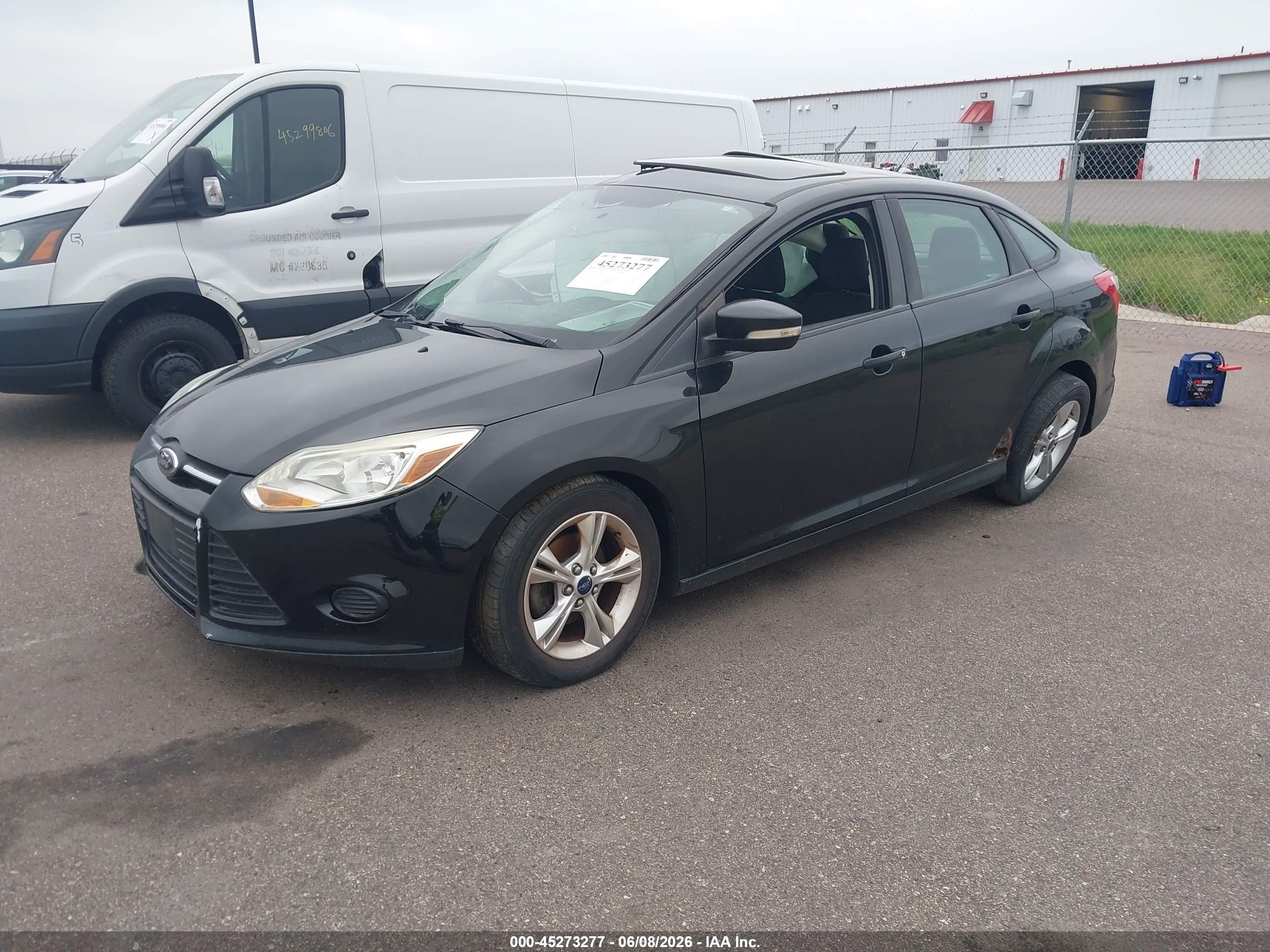 2014 Ford Focus Se Black vin: 1FADP3F20EL318042