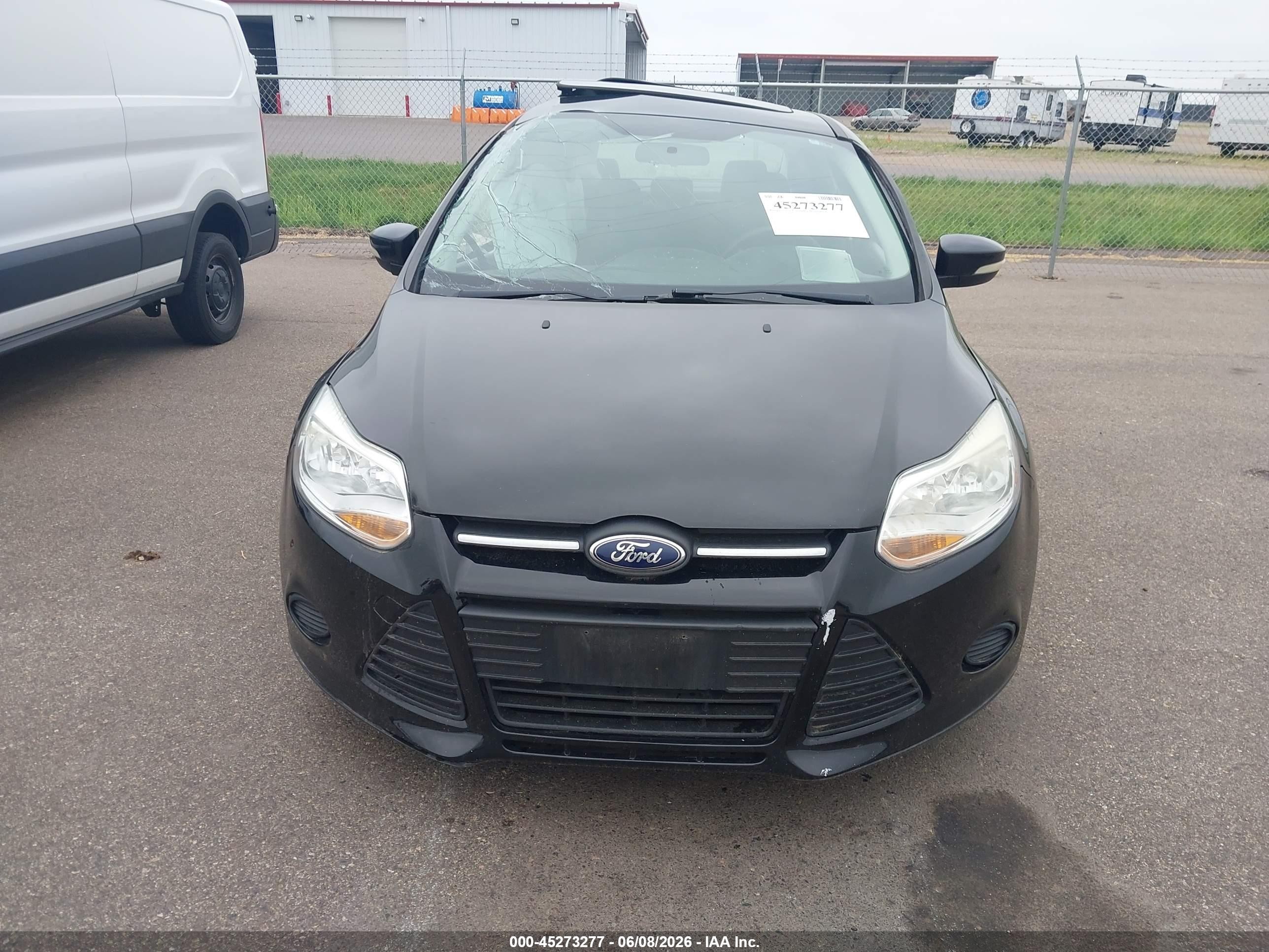 2014 Ford Focus Se Black vin: 1FADP3F20EL318042