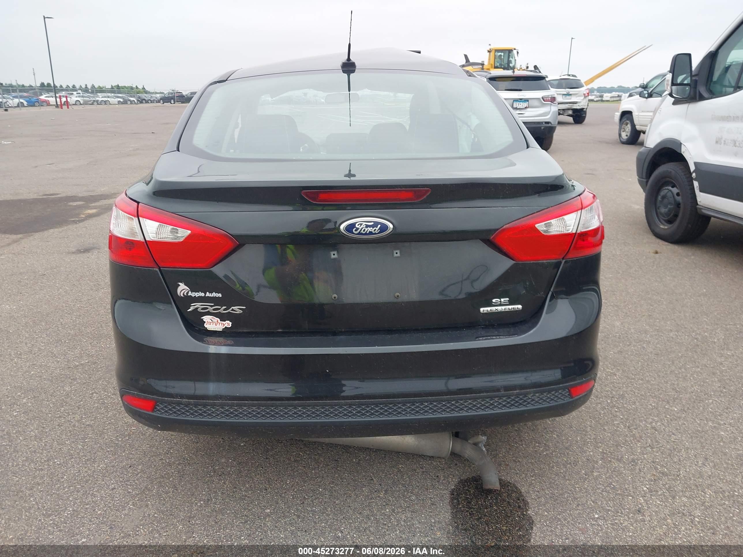 2014 Ford Focus Se Black vin: 1FADP3F20EL318042
