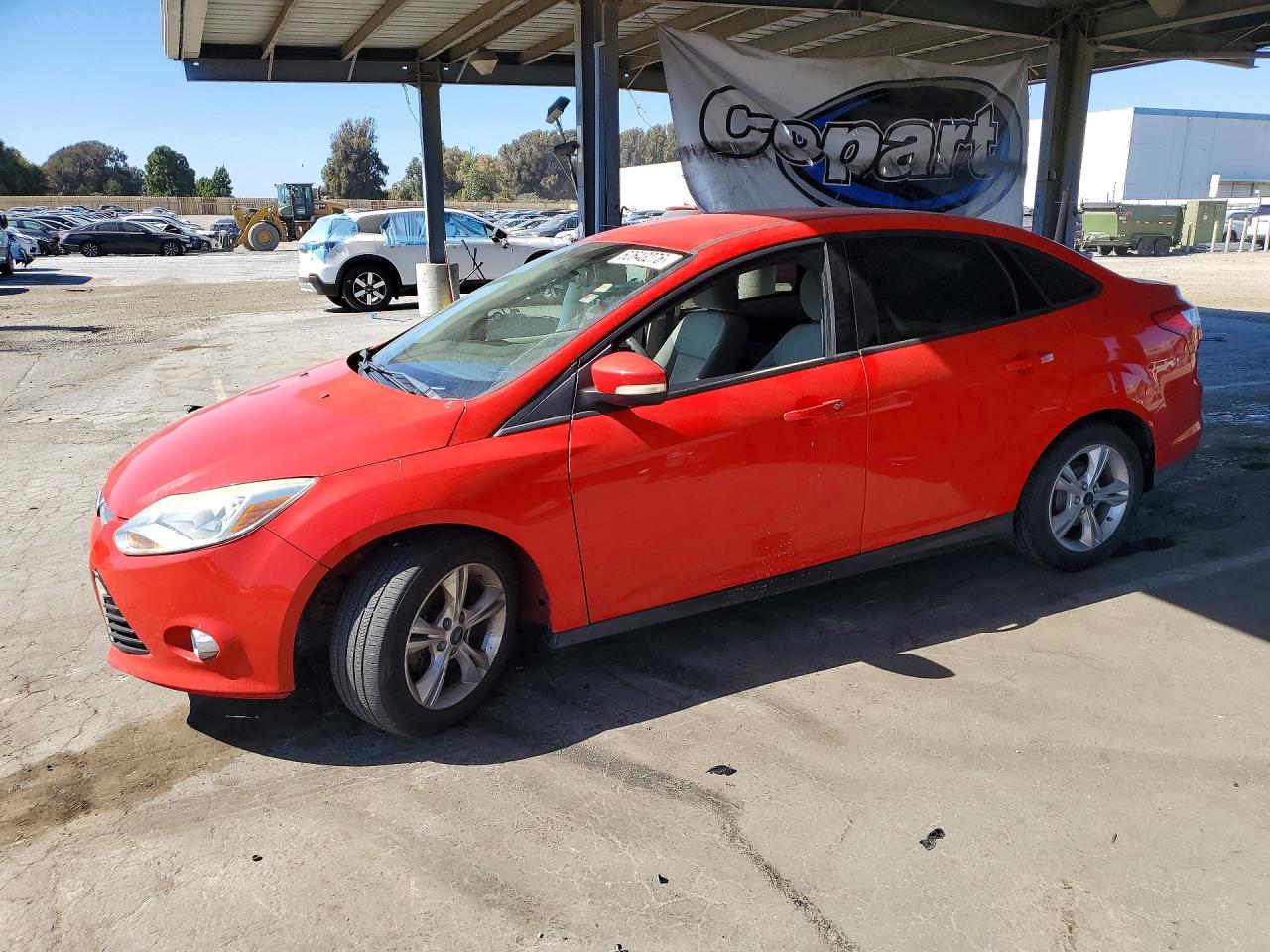 2014 Ford Focus Se Red vin: 1FADP3F20EL318493