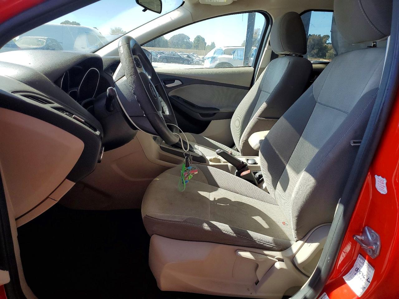2014 Ford Focus Se Red vin: 1FADP3F20EL318493