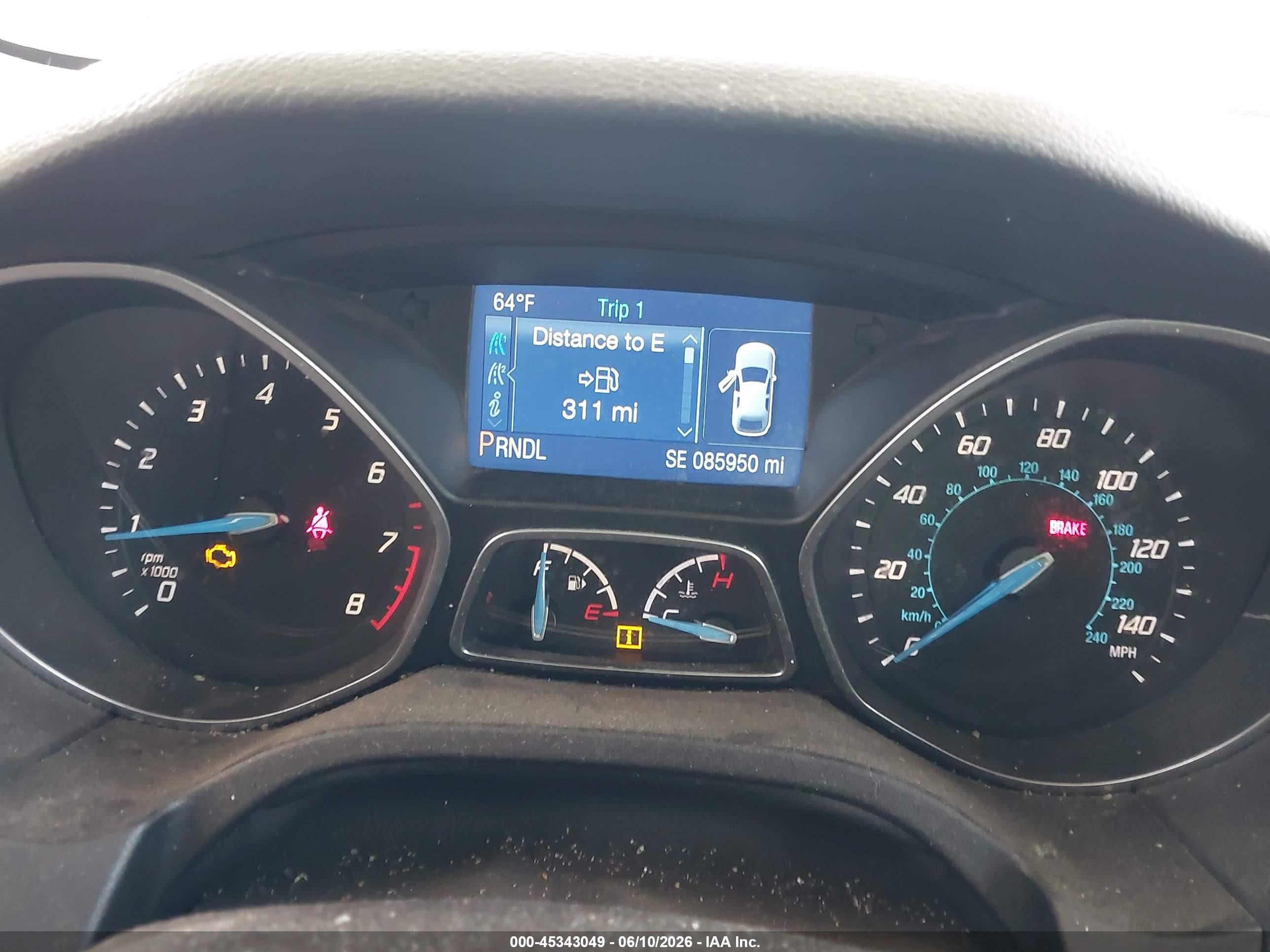 2014 Ford Focus Se White vin: 1FADP3F20EL321815