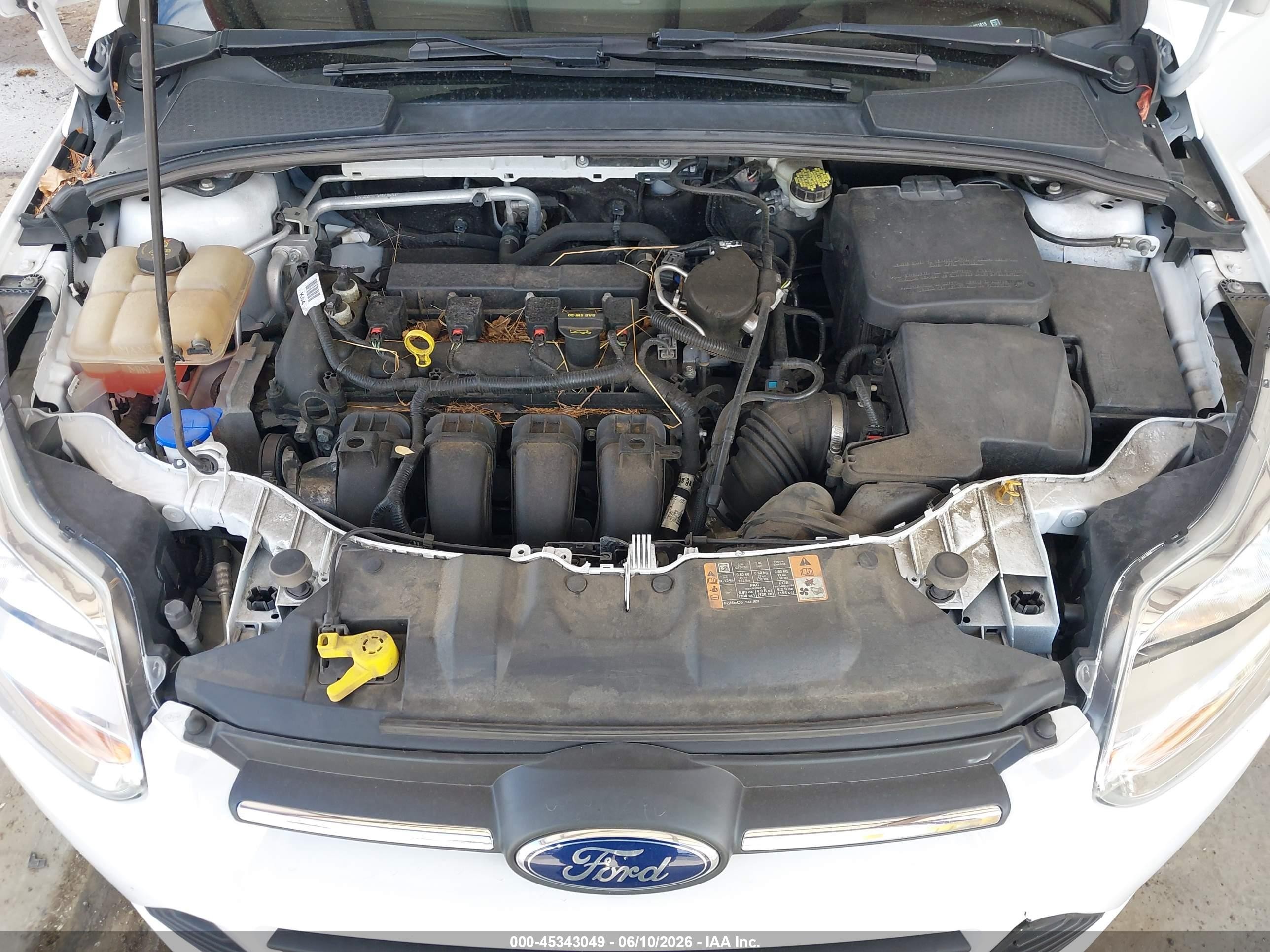 2014 Ford Focus Se White vin: 1FADP3F20EL321815