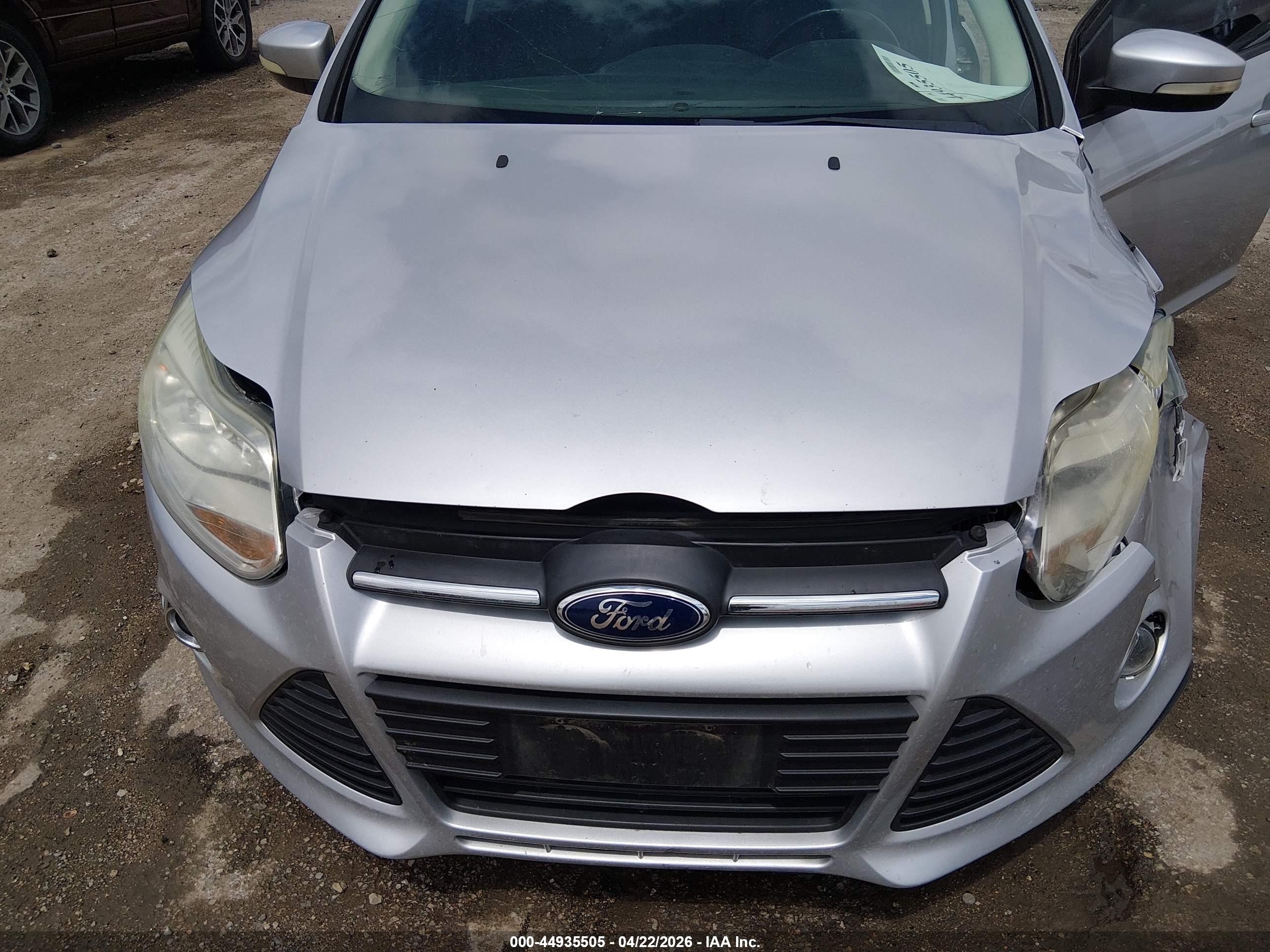 2014 Ford Focus Se Silver vin: 1FADP3F20EL349047