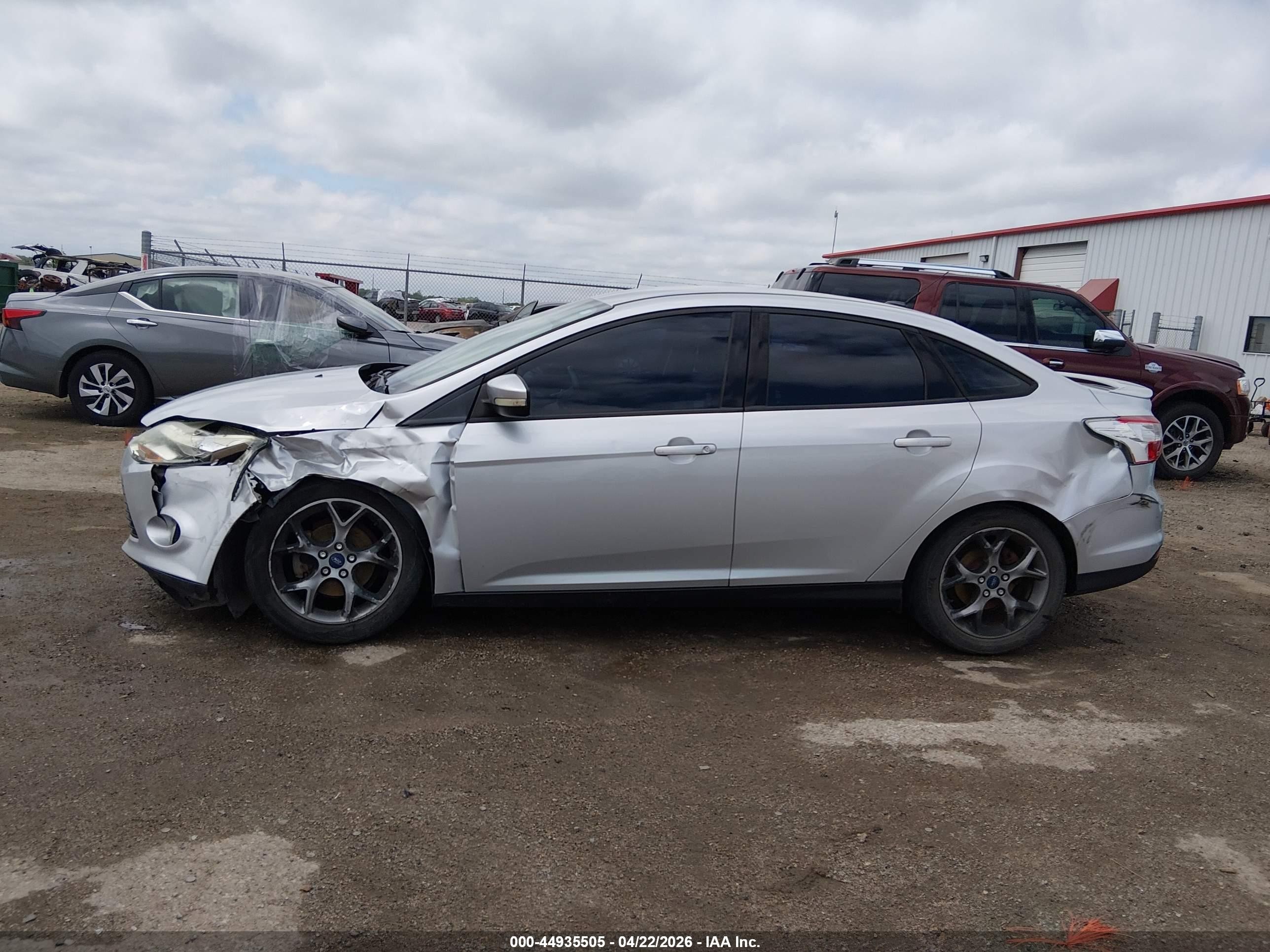 2014 Ford Focus Se Silver vin: 1FADP3F20EL349047