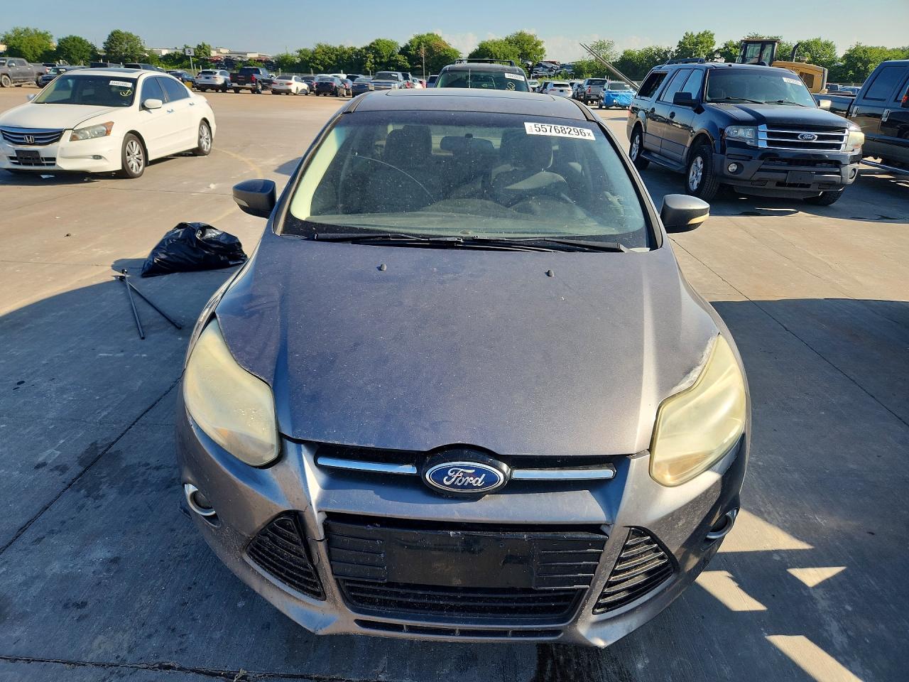 2014 Ford Focus Se Gray vin: 1FADP3F20EL359948