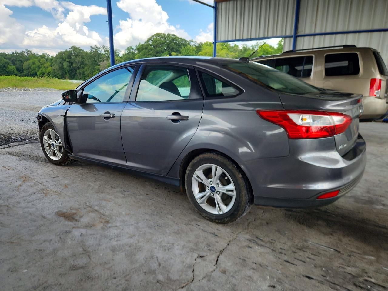 2014 Ford Focus Se Gray vin: 1FADP3F20EL368178