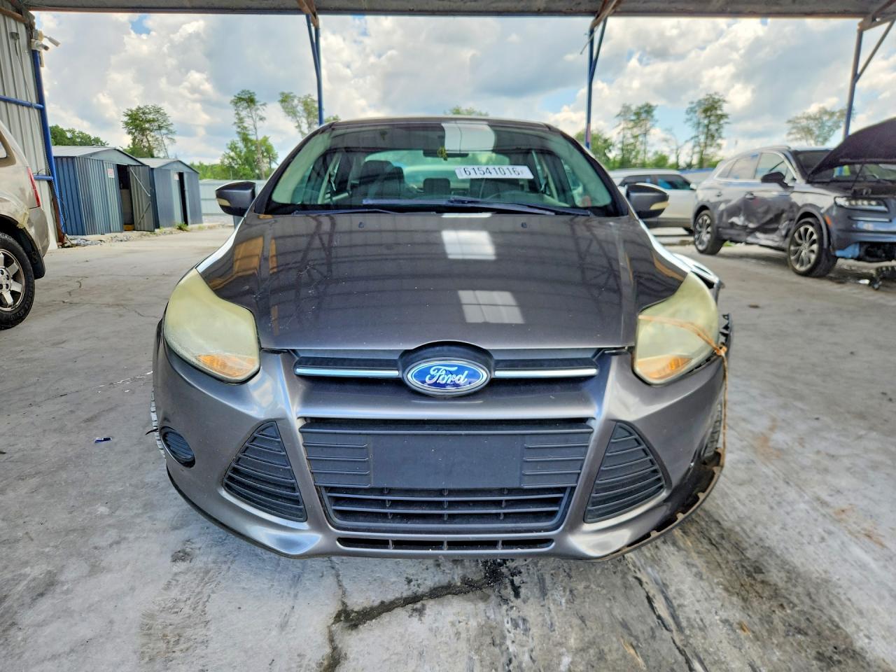 2014 Ford Focus Se Gray vin: 1FADP3F20EL368178