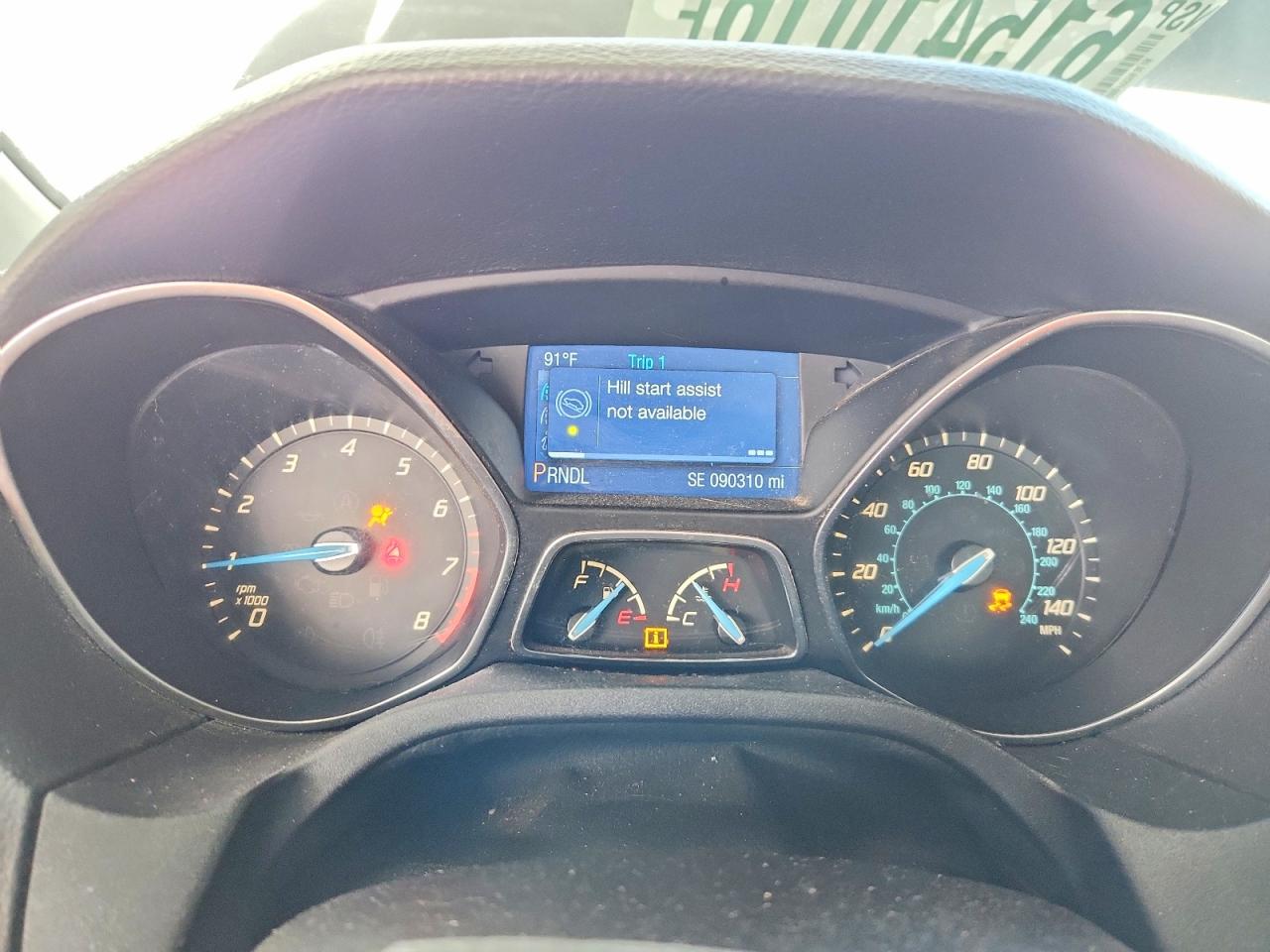 2014 Ford Focus Se Gray vin: 1FADP3F20EL368178